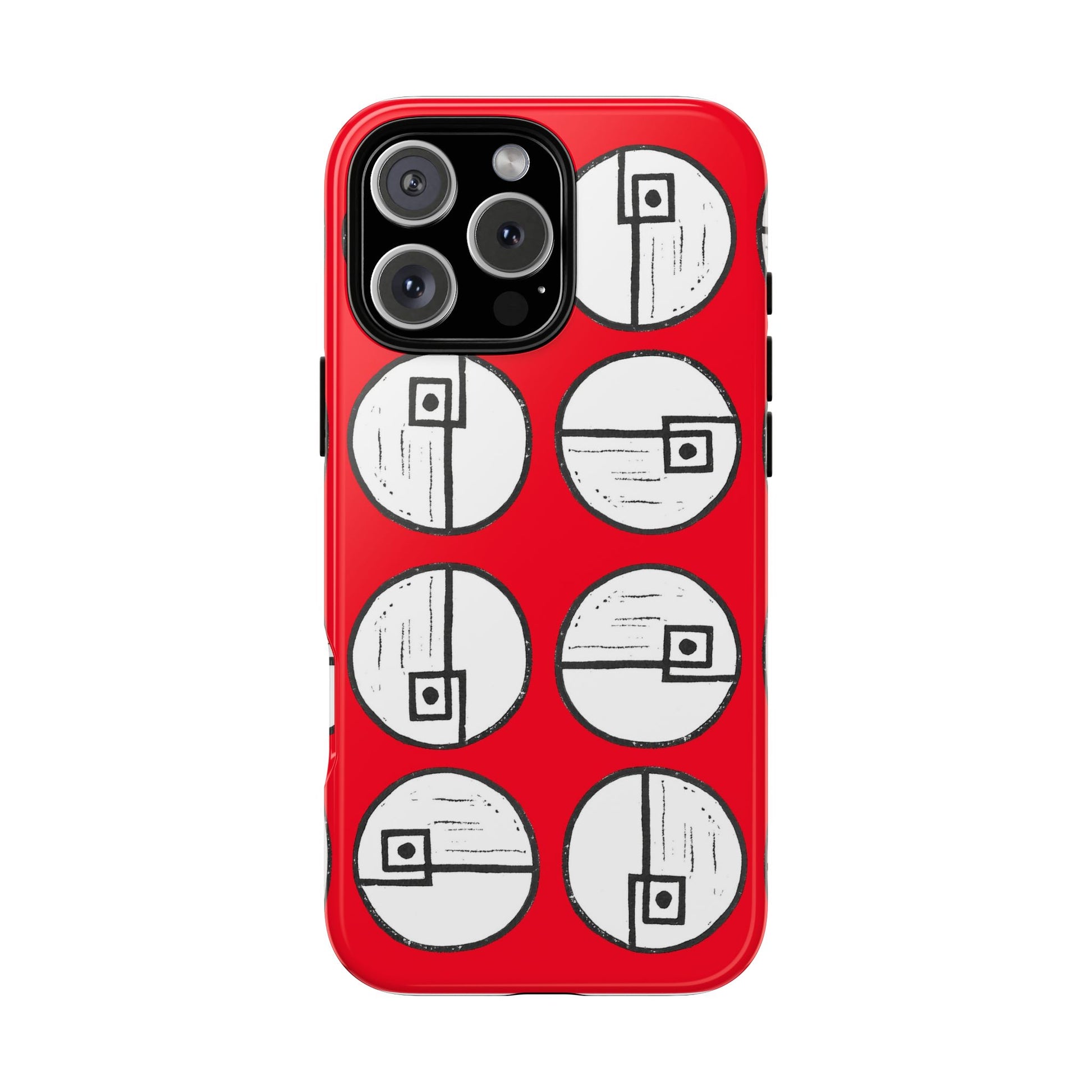 Rotating Rectangle Red - Phone case - InkLovePrint