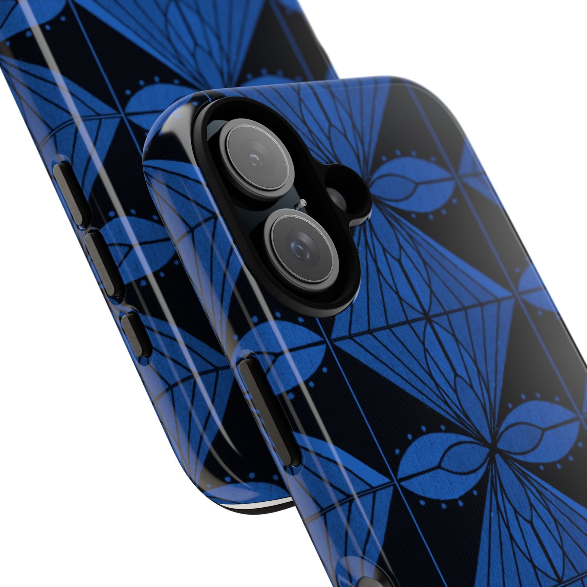 Geometric Blue 1 Phone case - InkLovePrint