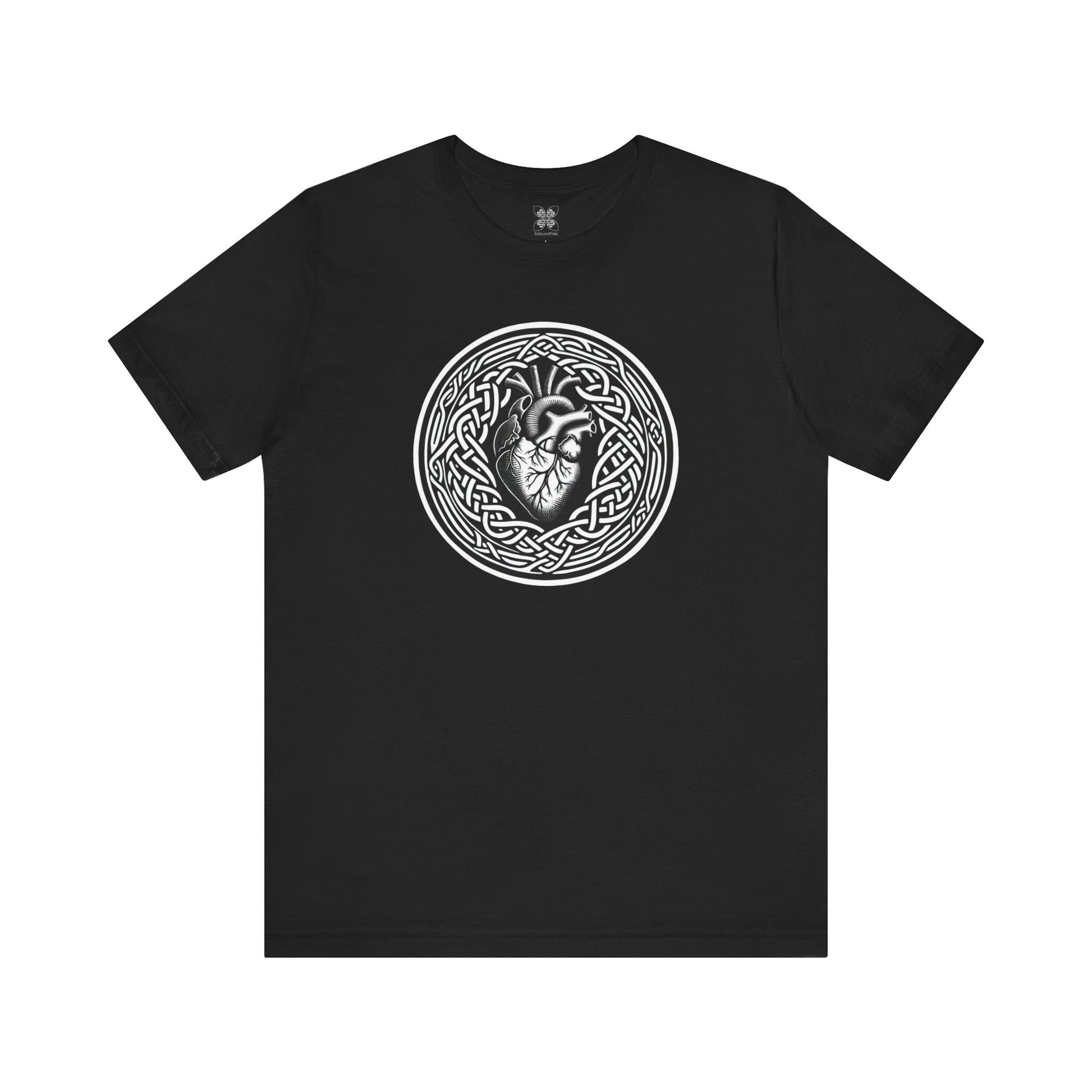 Celtic Human Heart Unisex T-Shirt - InkLovePrint