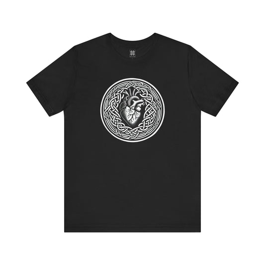 Celtic Human Heart Unisex T-Shirt - InkLovePrint