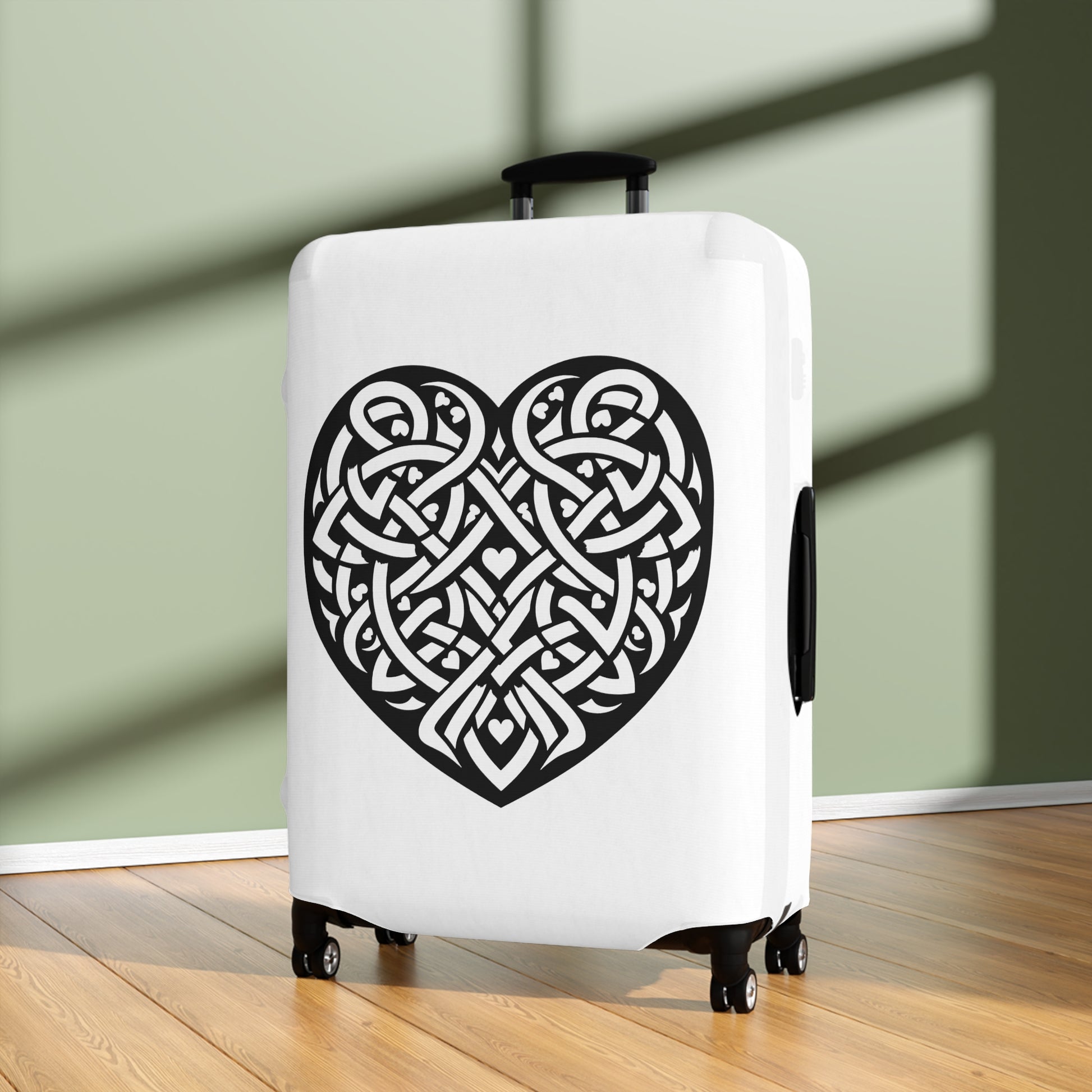 Celtic Valentine Luggage Cover - InkLovePrint