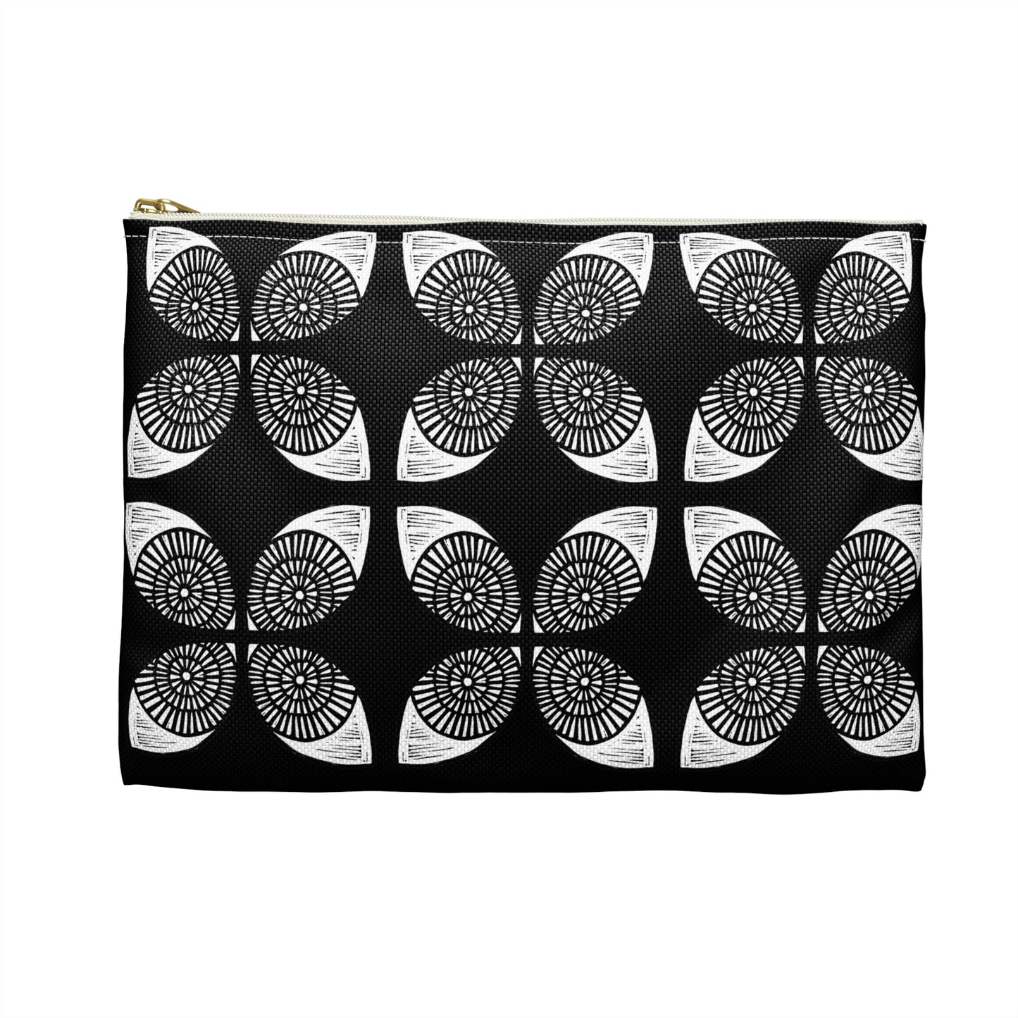 Circle Accessory Bag Black - InkLovePrint