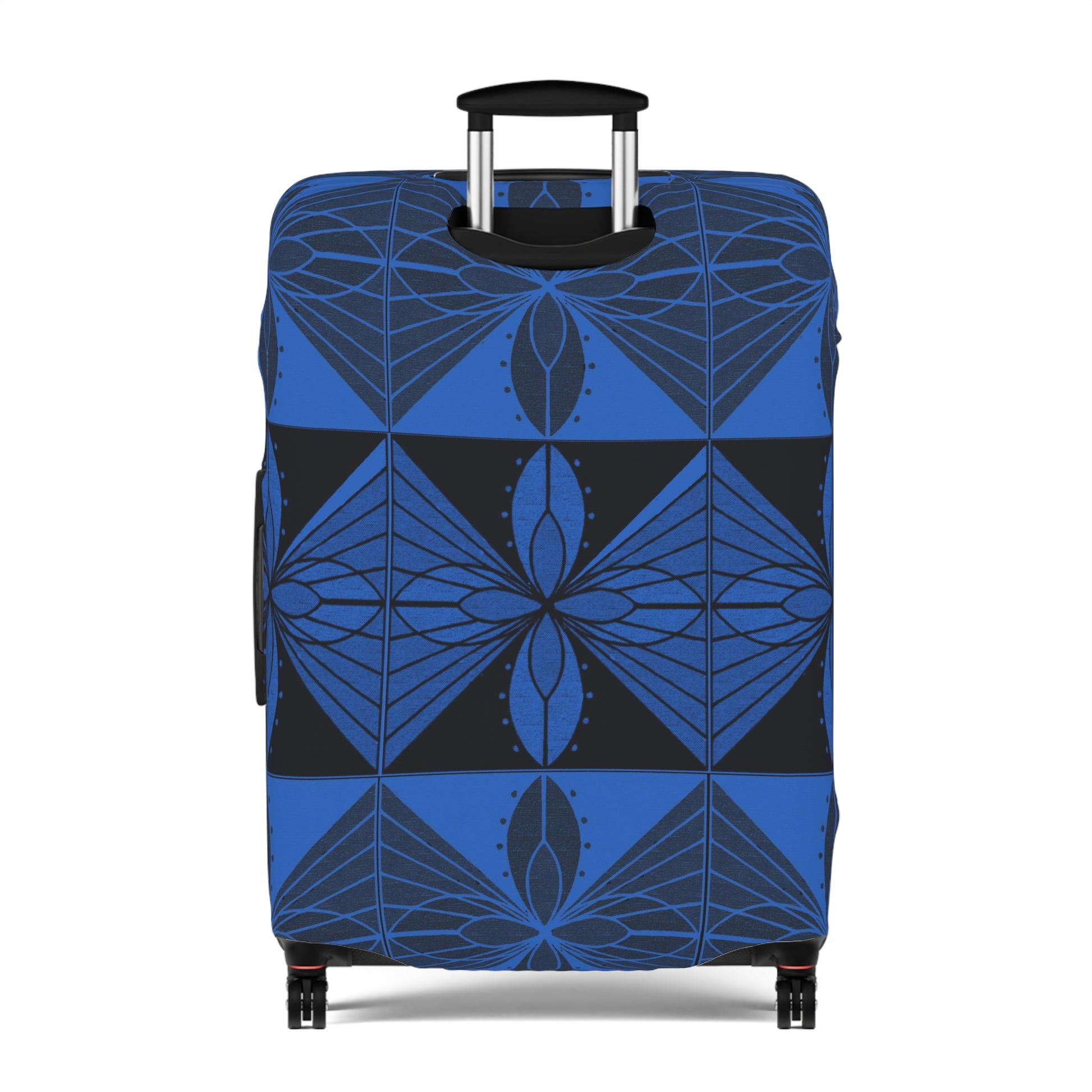 Geometric Blue 2 Luggage Cover - InkLovePrint