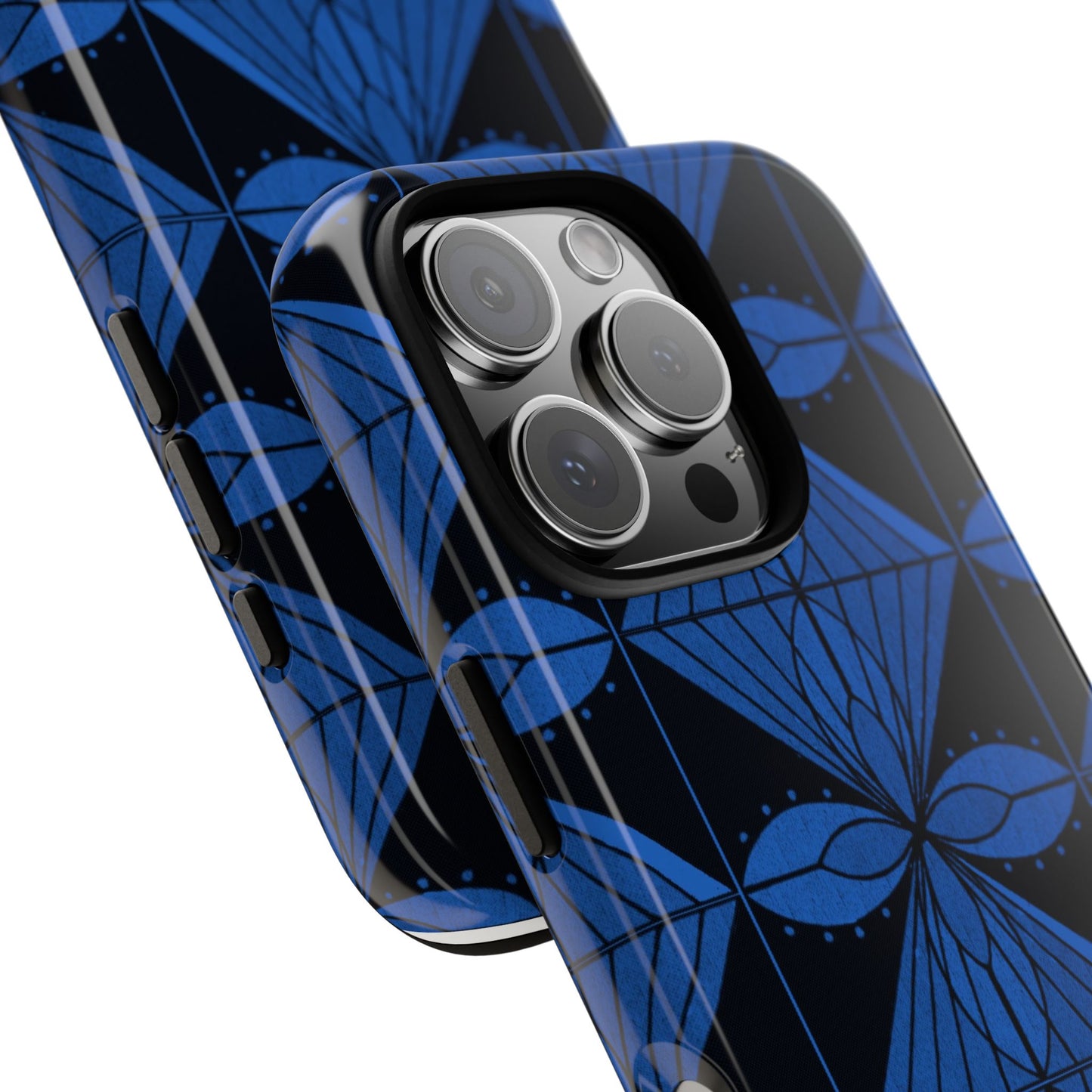Geometric Blue 1 Phone case - InkLovePrint