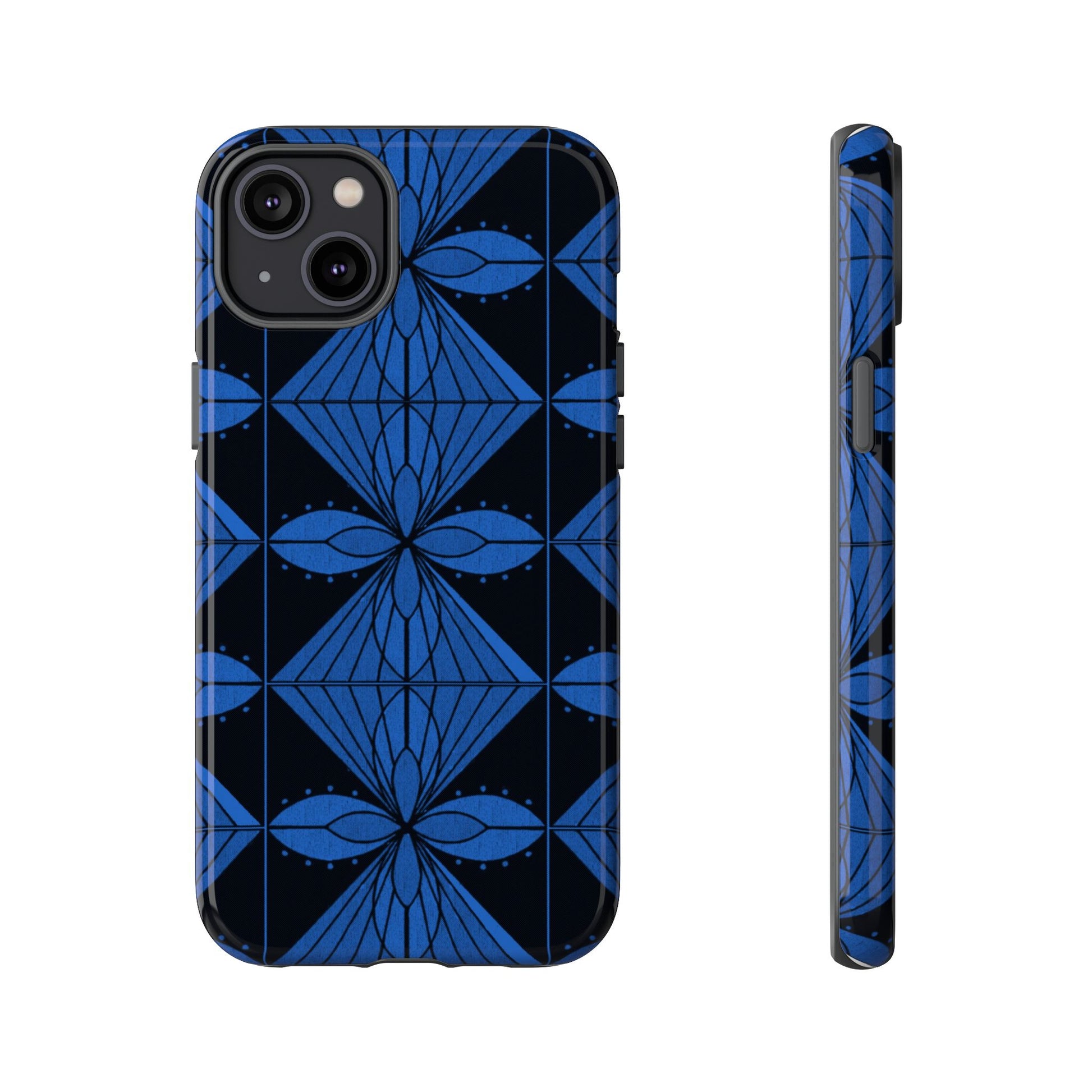 Geometric Blue 1 Phone case - InkLovePrint