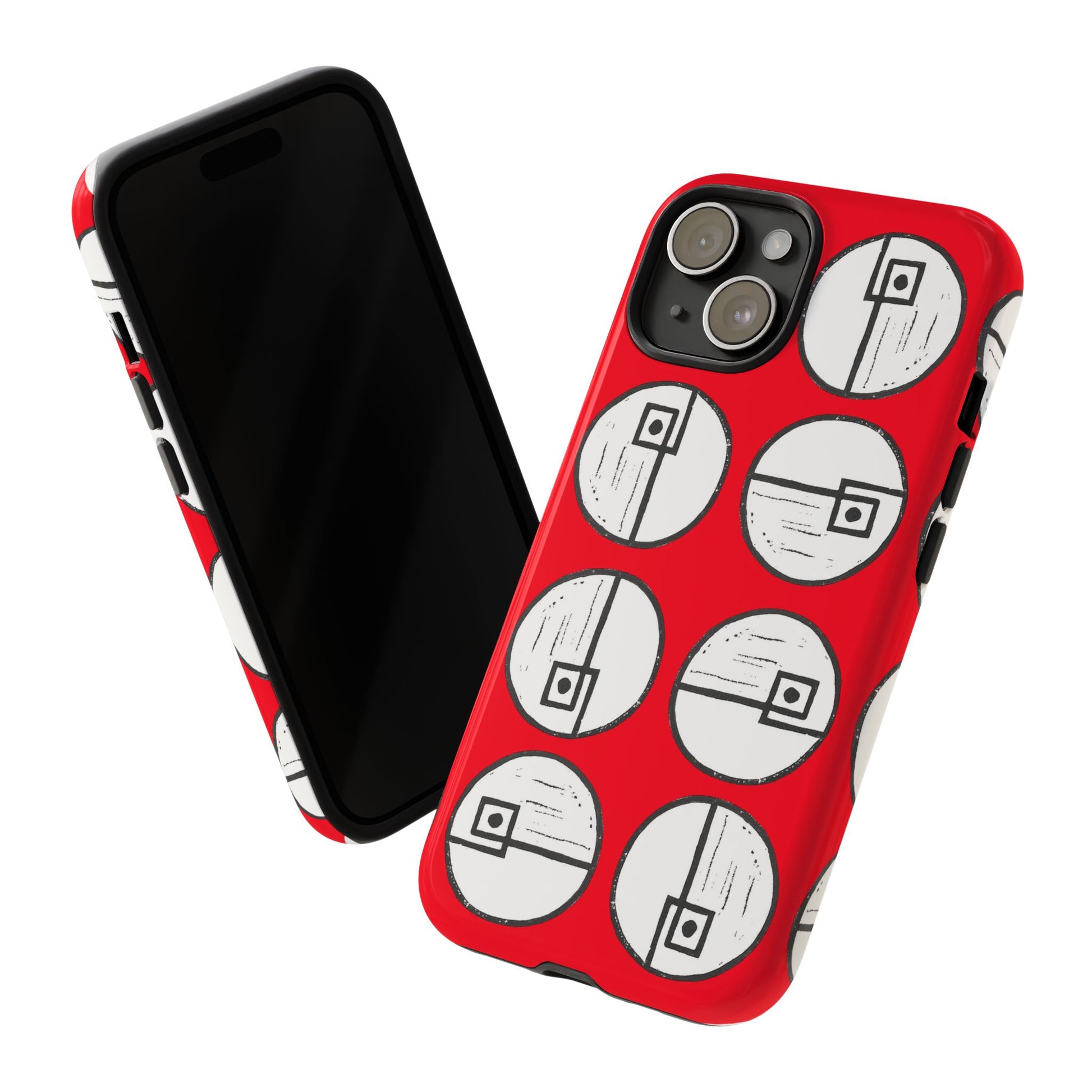 Rotating Rectangle Red - Phone case - InkLovePrint