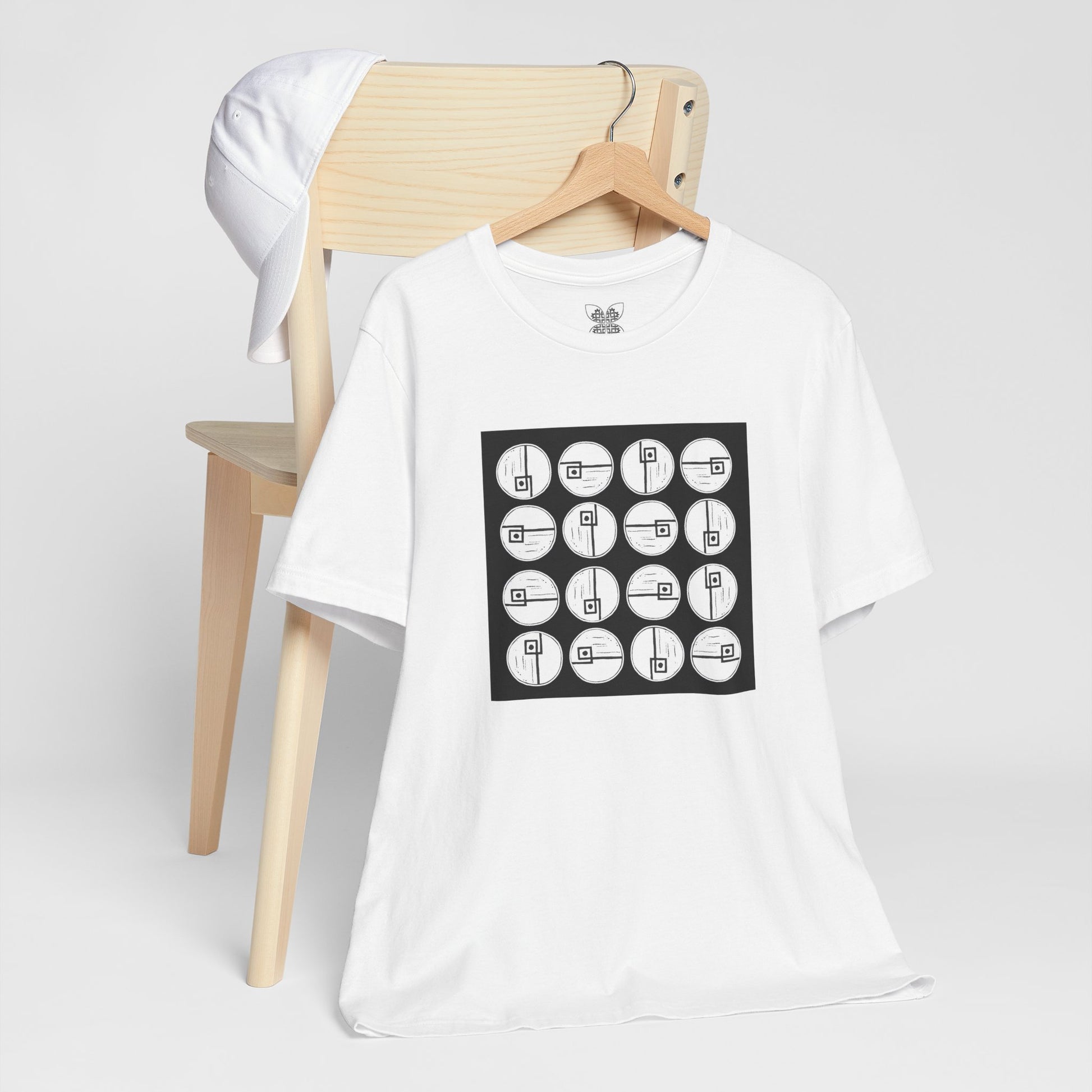 Rotating Rectangle B&W - InkLovePrint