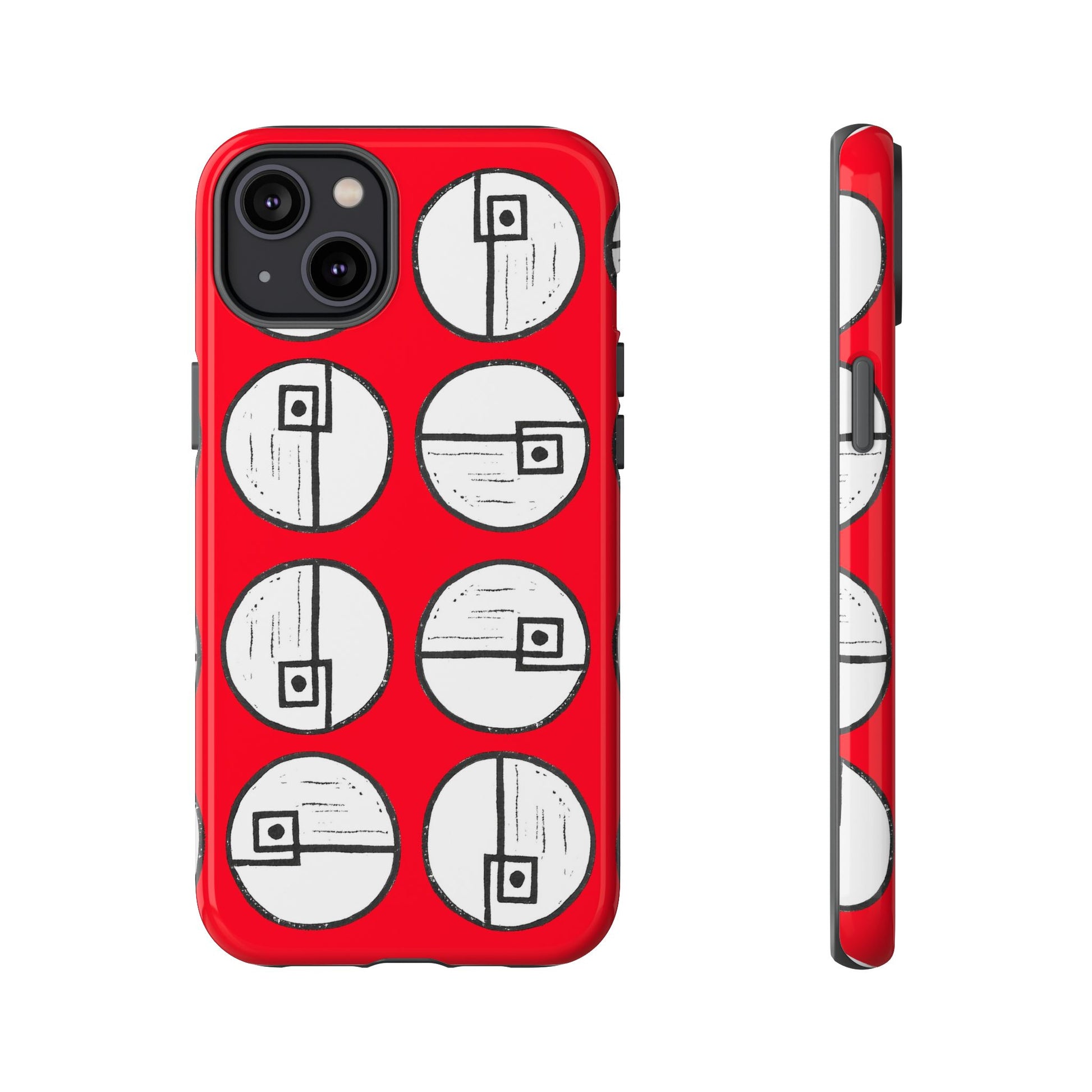 Rotating Rectangle Red - Phone case - InkLovePrint