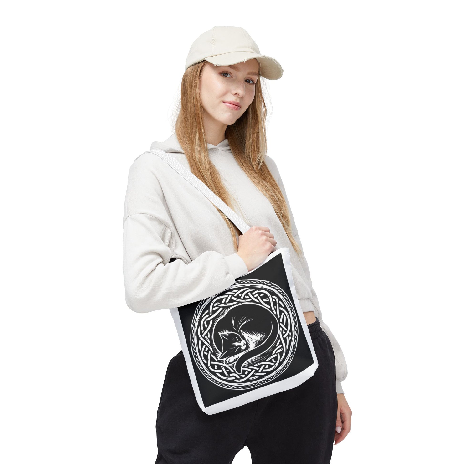 Celtic Cat Tote Bag - InkLovePrint