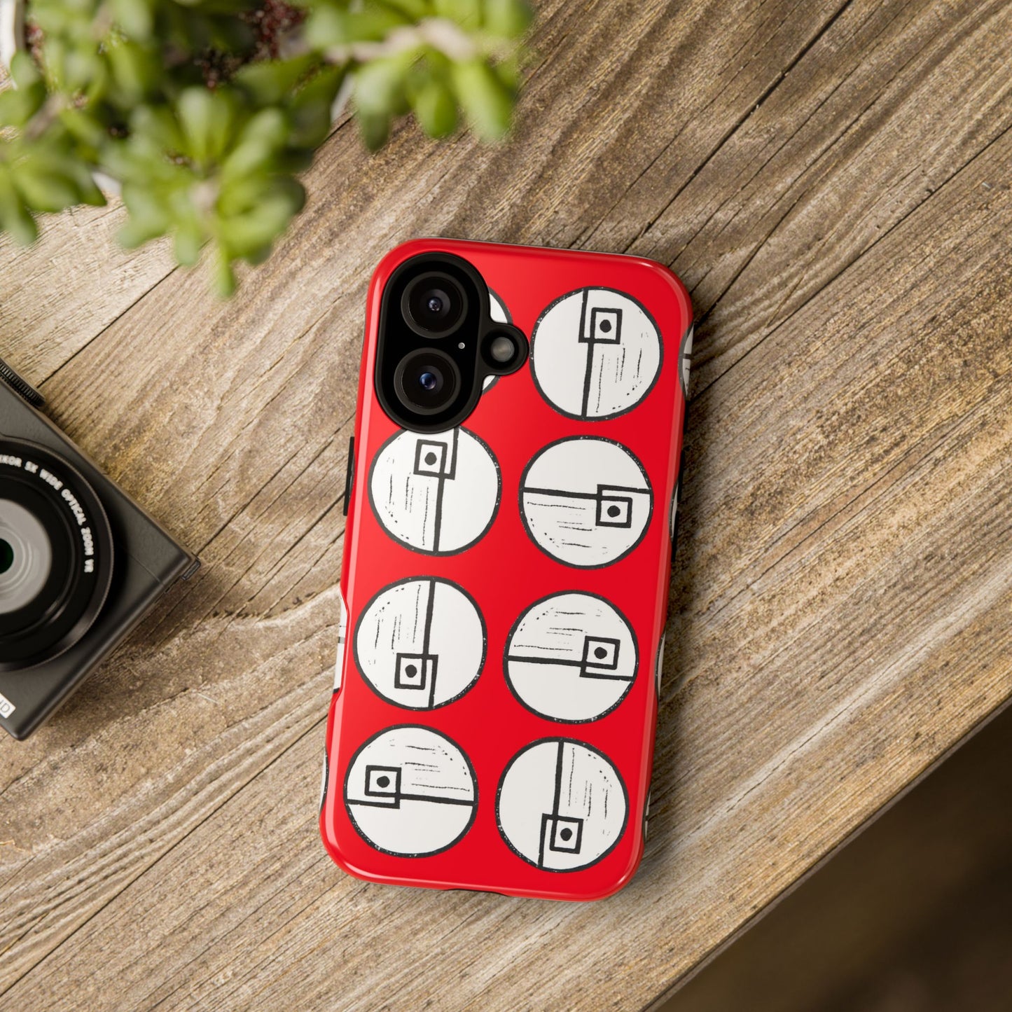 Rotating Rectangle Red - Phone case - InkLovePrint