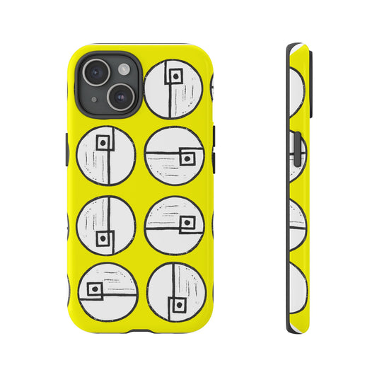 Rotating Rectangle Yellow Phone case