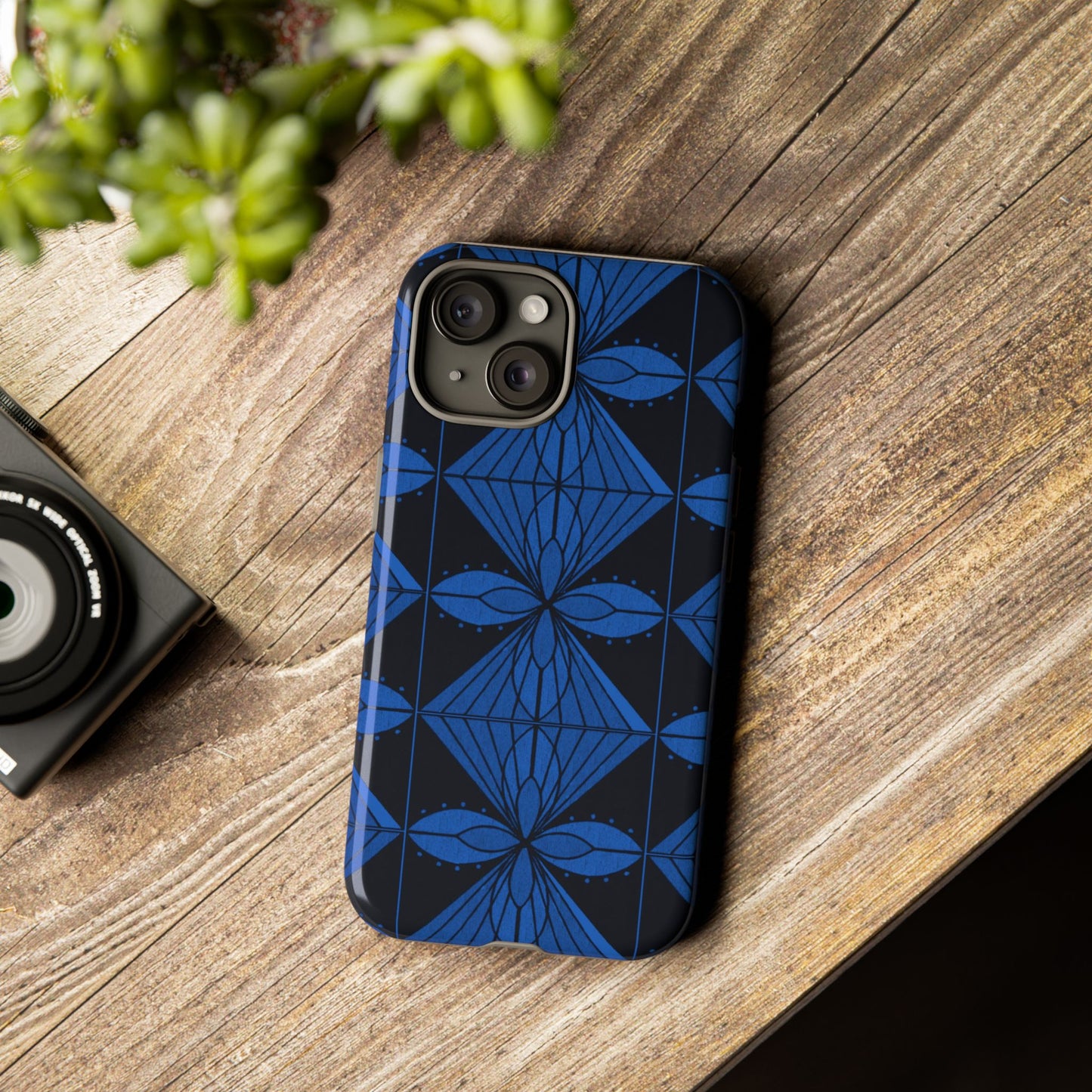 Geometric Blue 1 Phone case - InkLovePrint