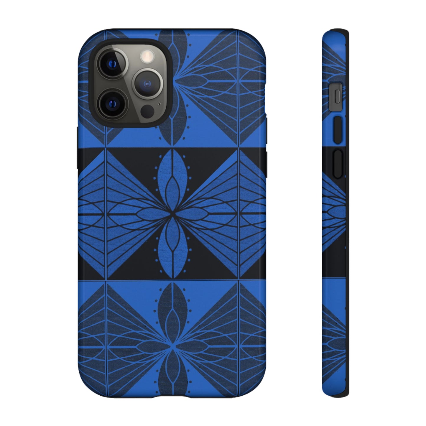 Geometric Blue 2 Phone case - InkLovePrint