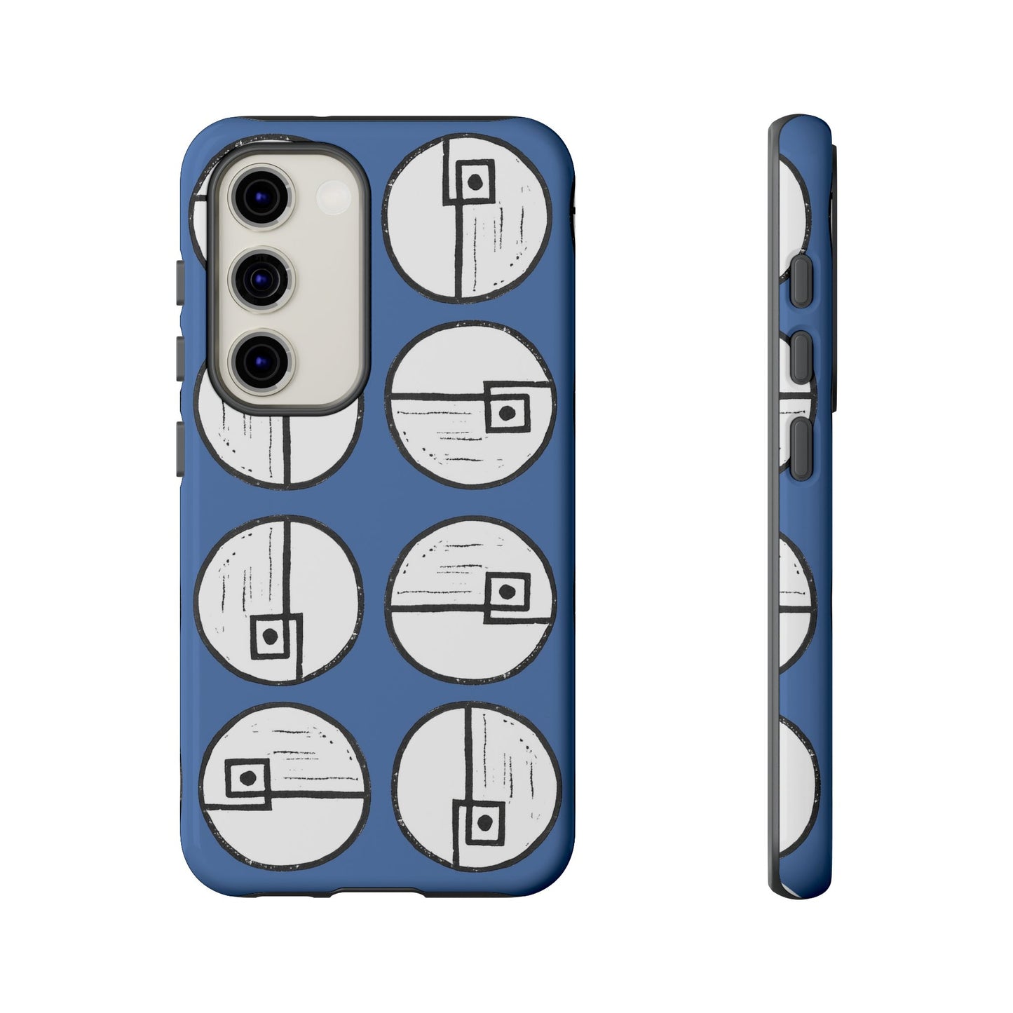 Rotating Rectangle Blue Phone case