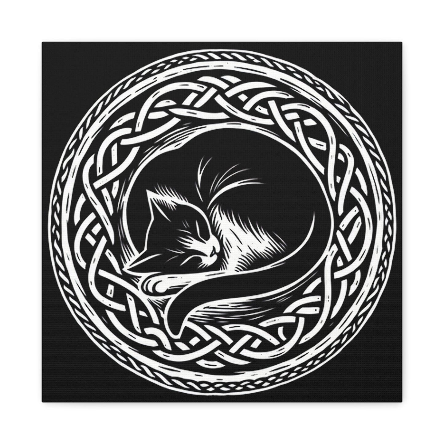 Celtic Cat -Rolled Poster - InkLovePrint
