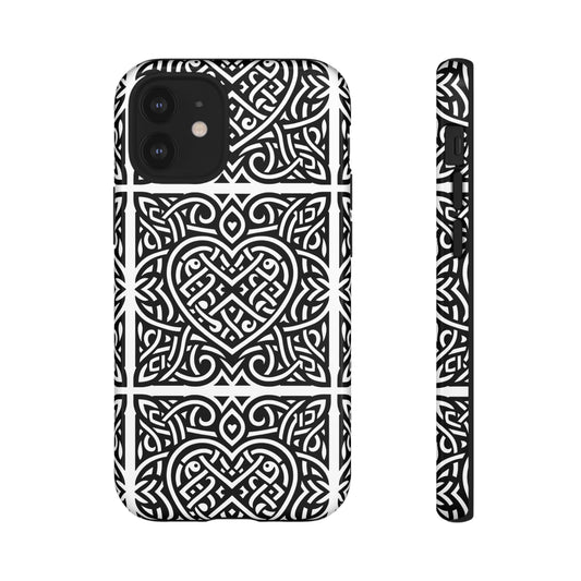 Framed Heart Phone case - InkLovePrint