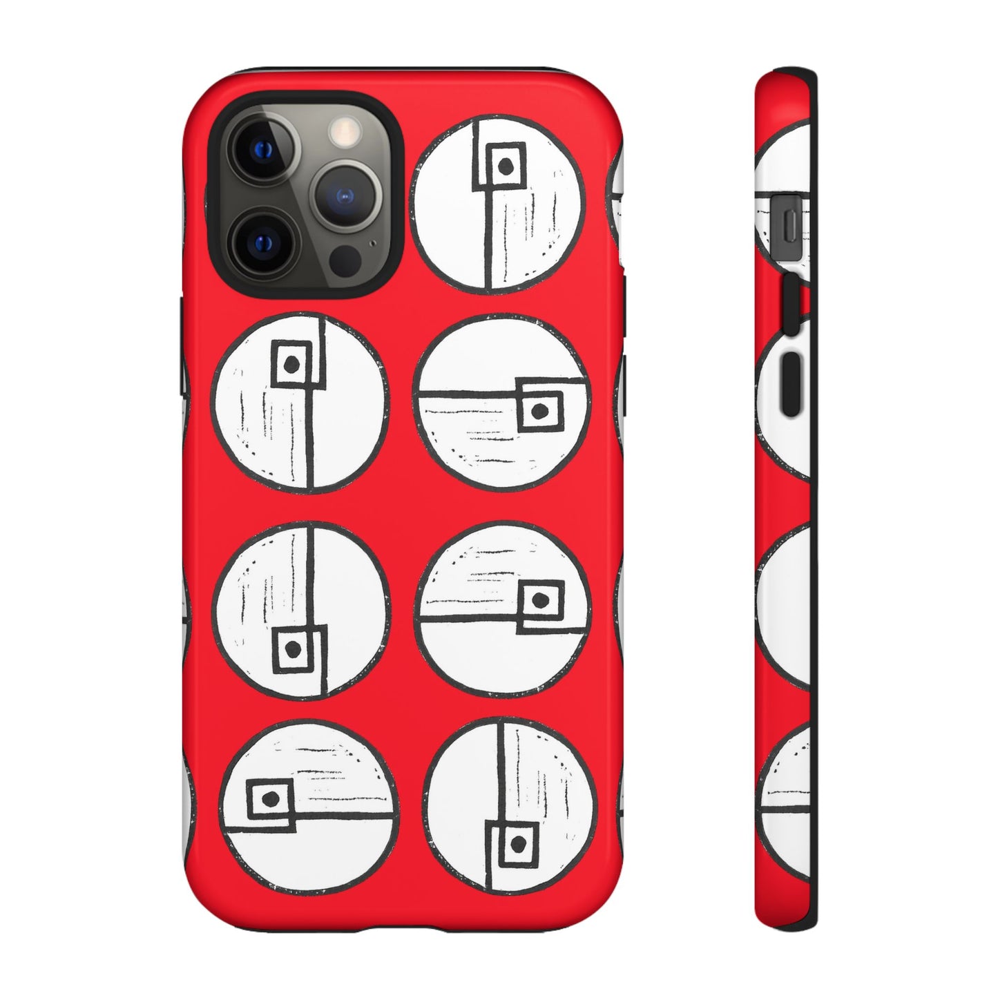 Rotating Rectangle Red - Phone case - InkLovePrint
