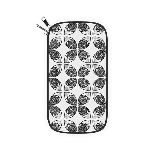 Circles Pattern Passport Wallet - InkLovePrint