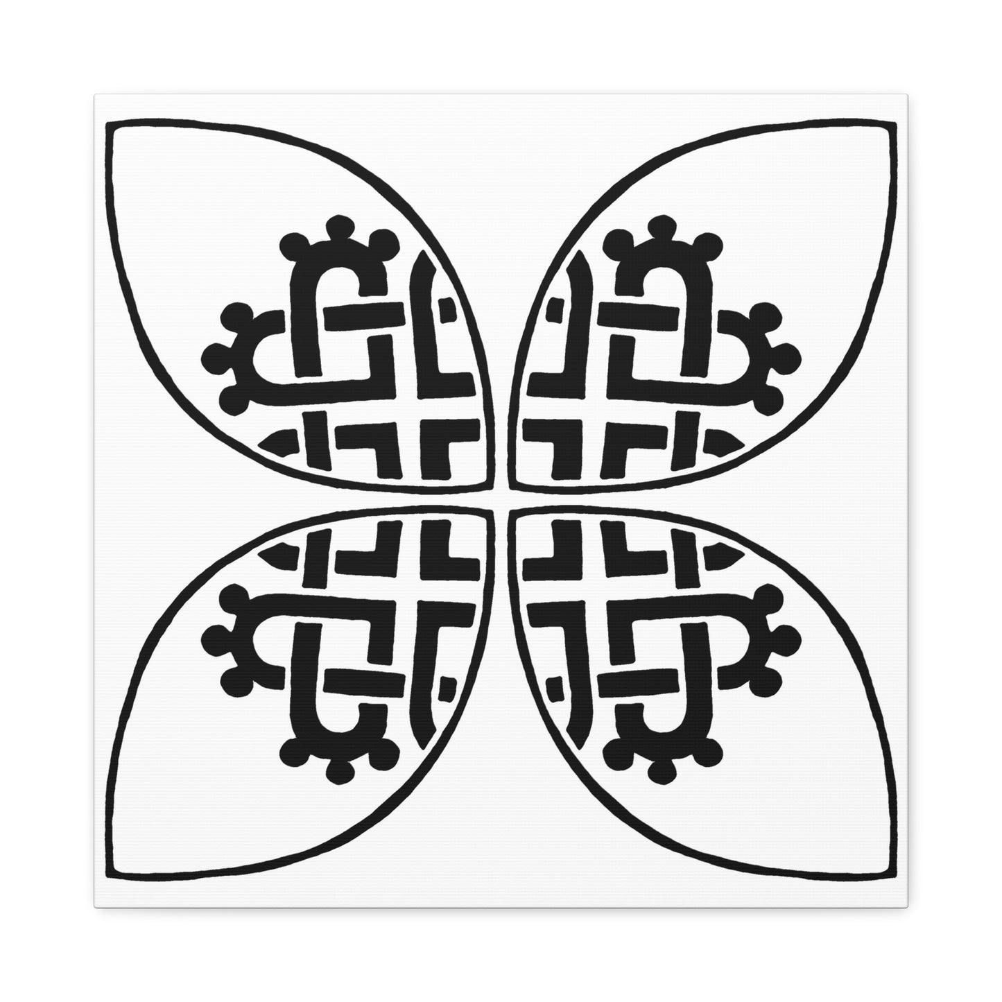 Celtic Heart Artwork Canvas - InkLovePrint