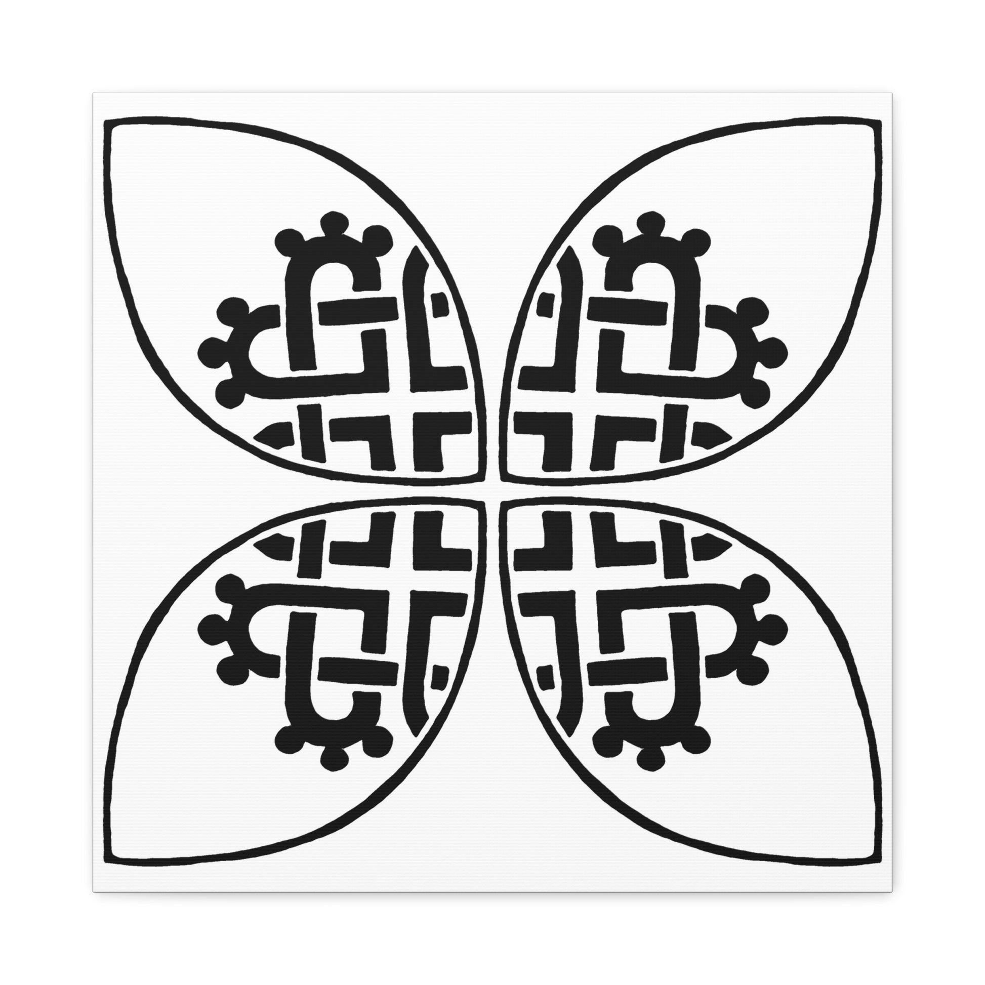 Celtic Heart Artwork Canvas - InkLovePrint