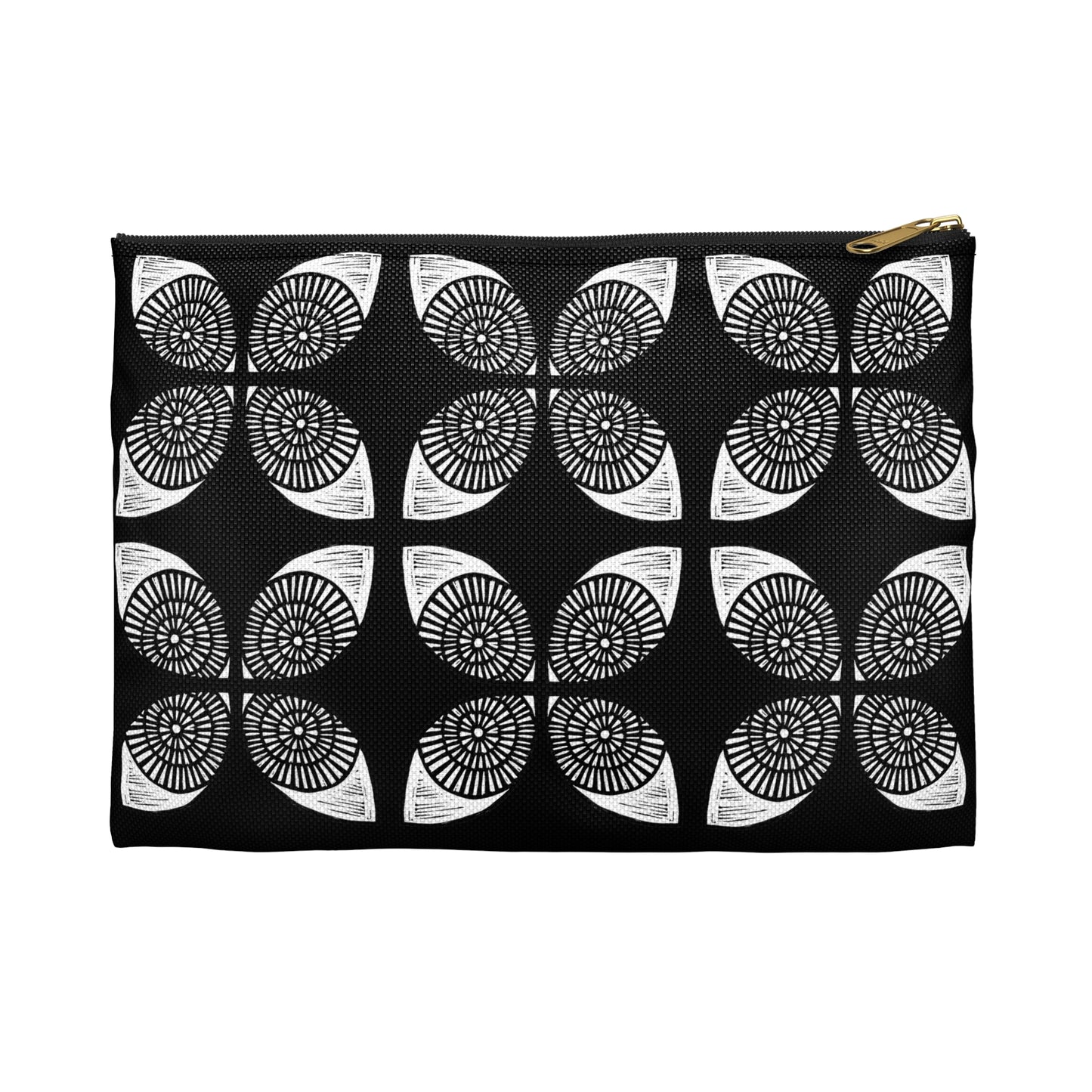 Circle Accessory Bag Black - InkLovePrint