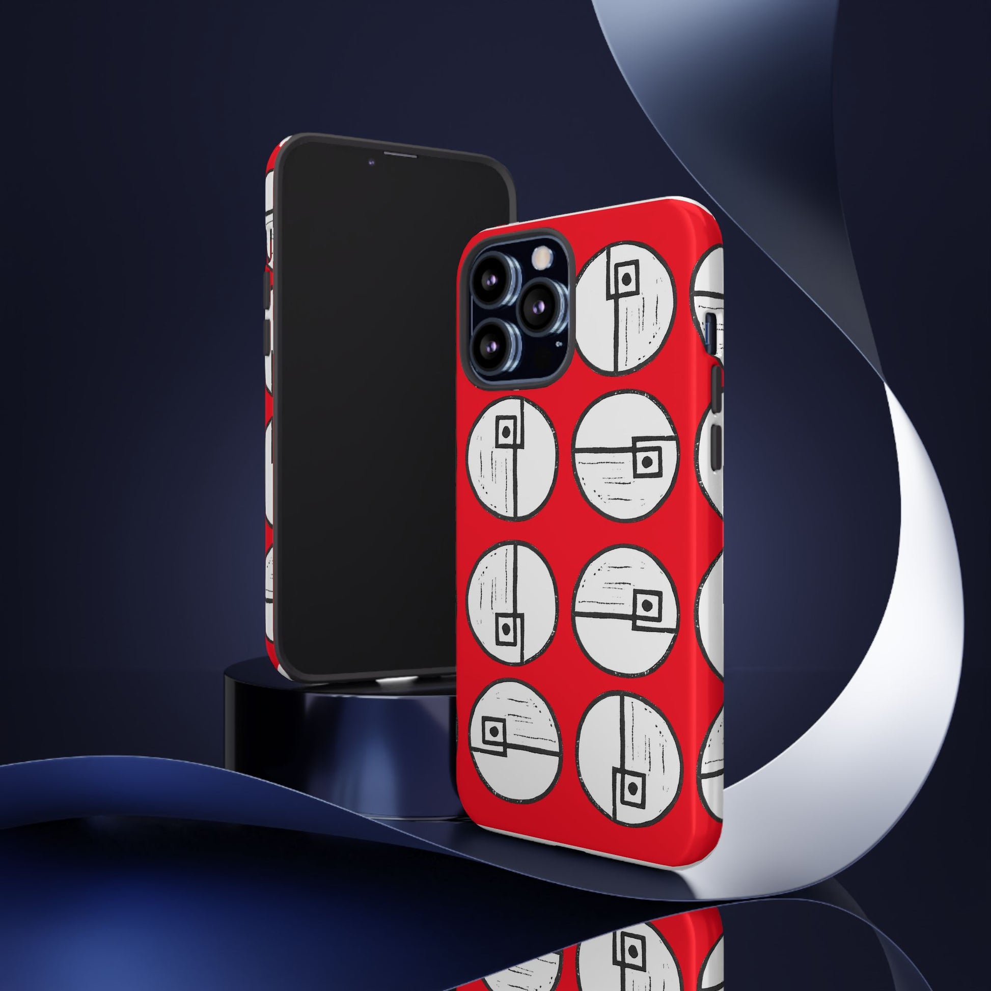 Rotating Rectangle Red - Phone case - InkLovePrint
