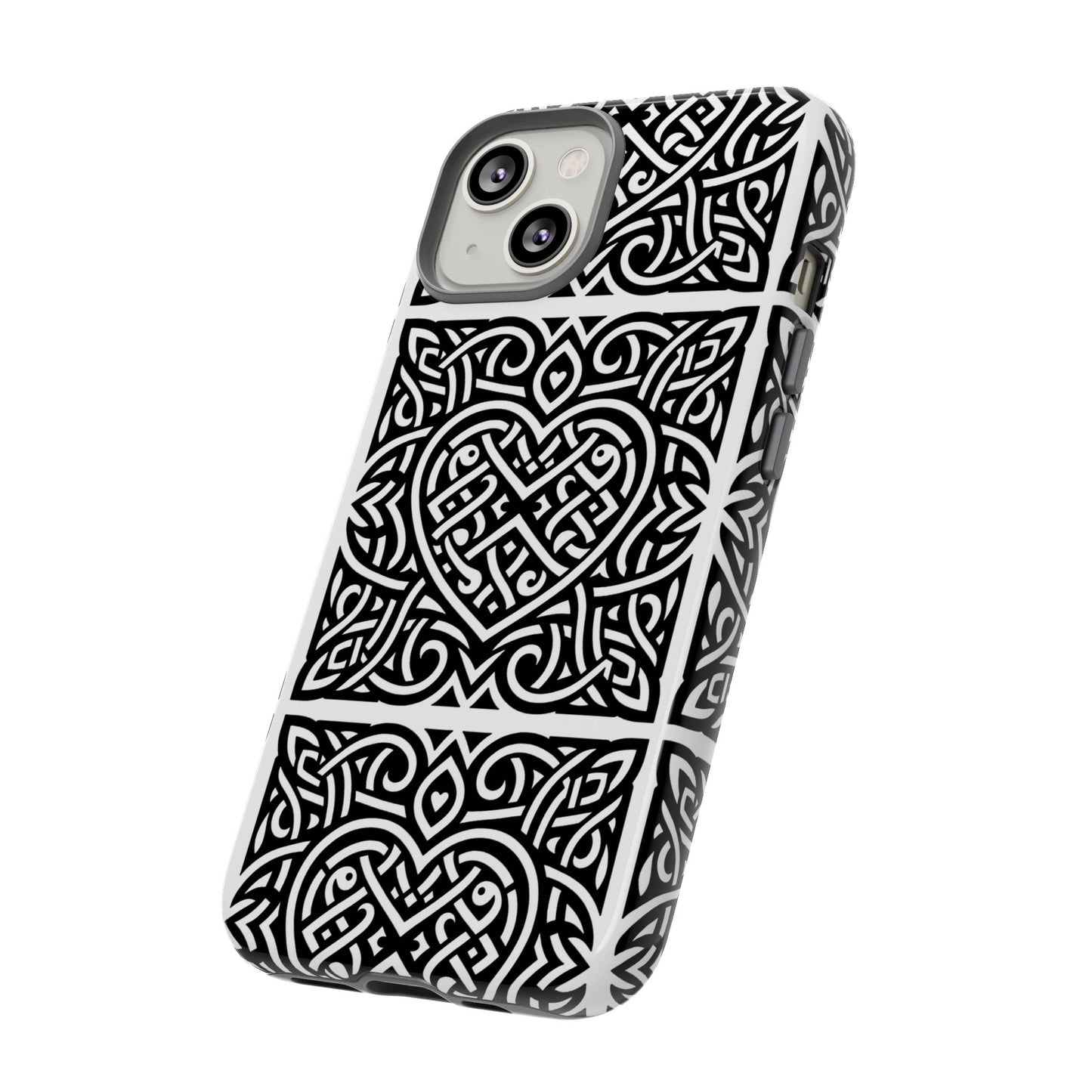 Framed Heart Phone case - InkLovePrint