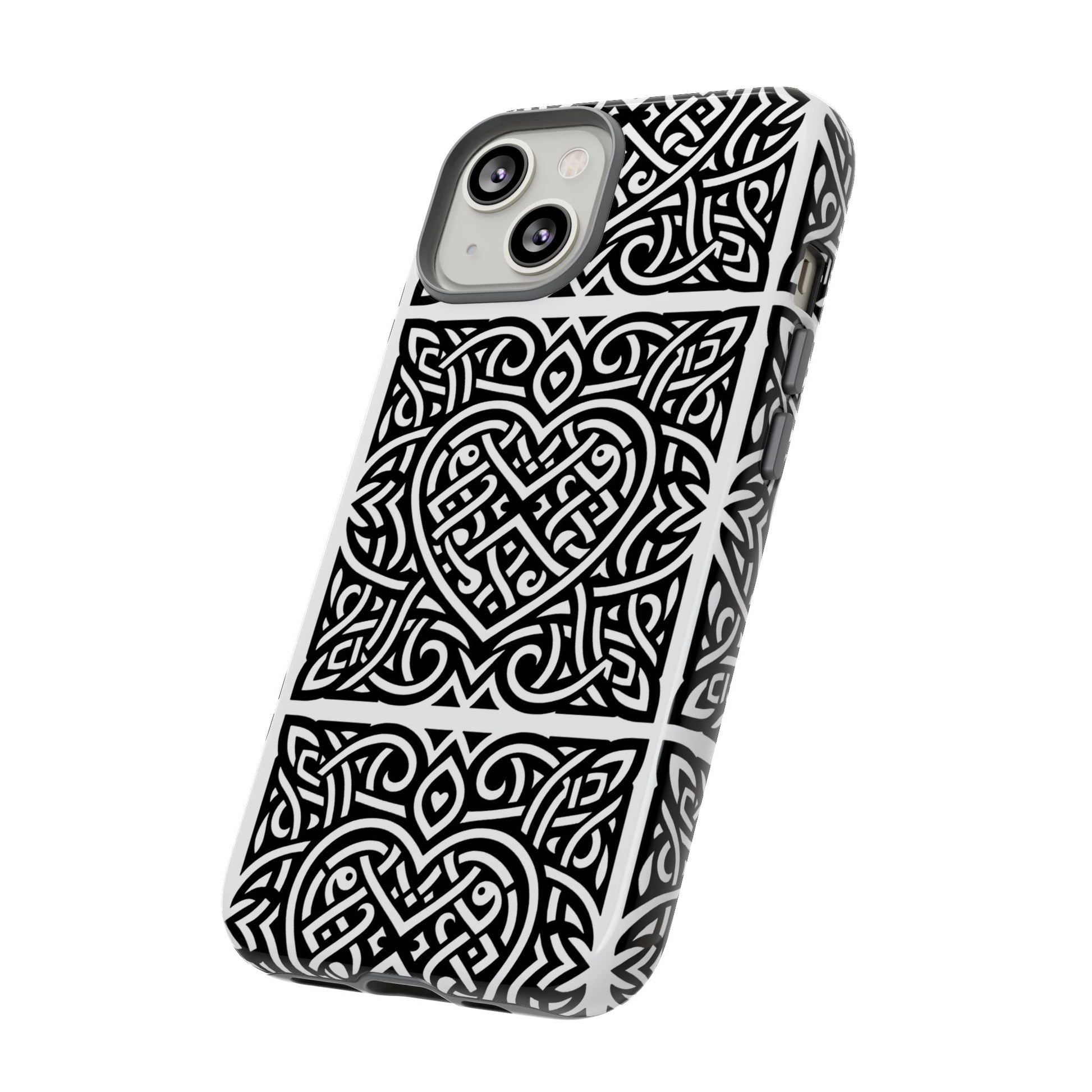 Framed Heart Phone case - InkLovePrint