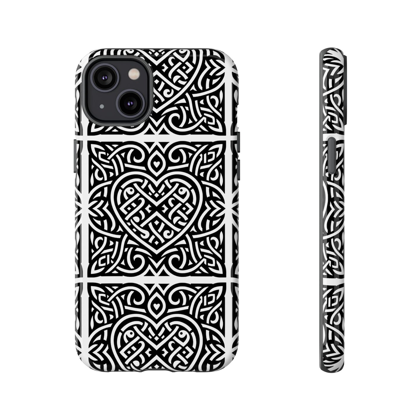 Framed Heart Phone case - InkLovePrint