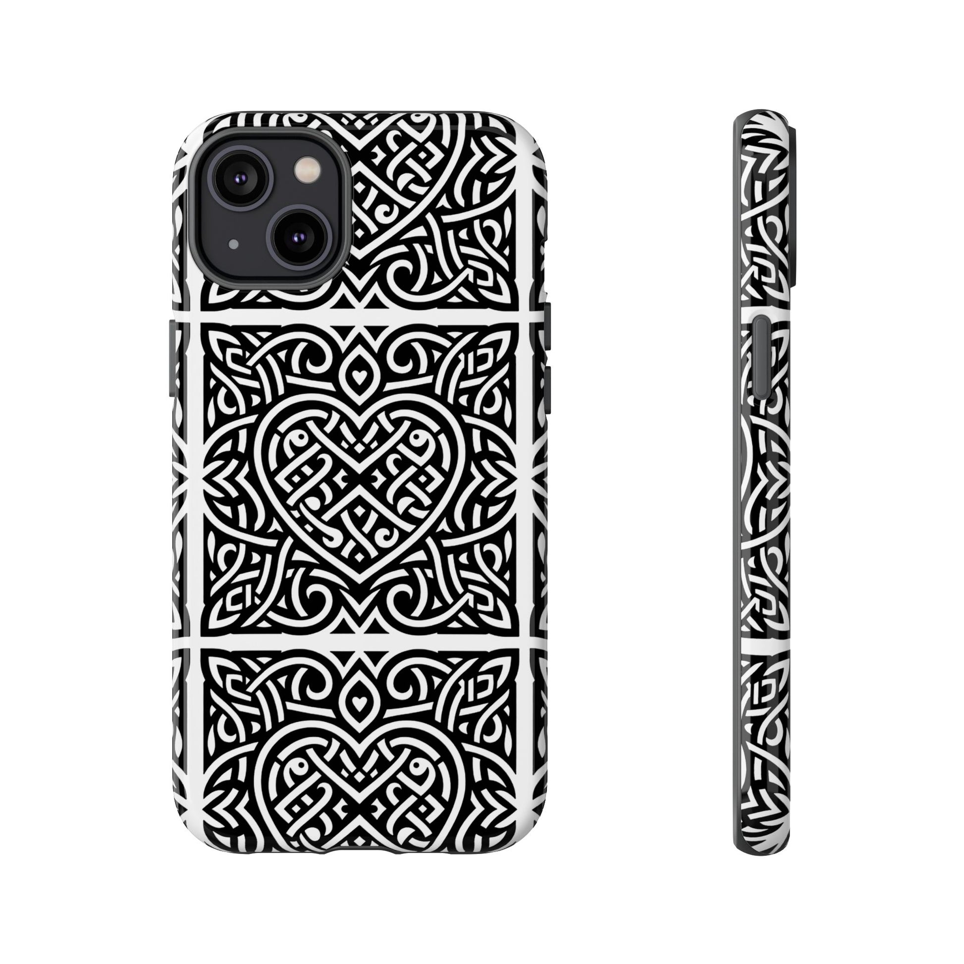 Framed Heart Phone case - InkLovePrint