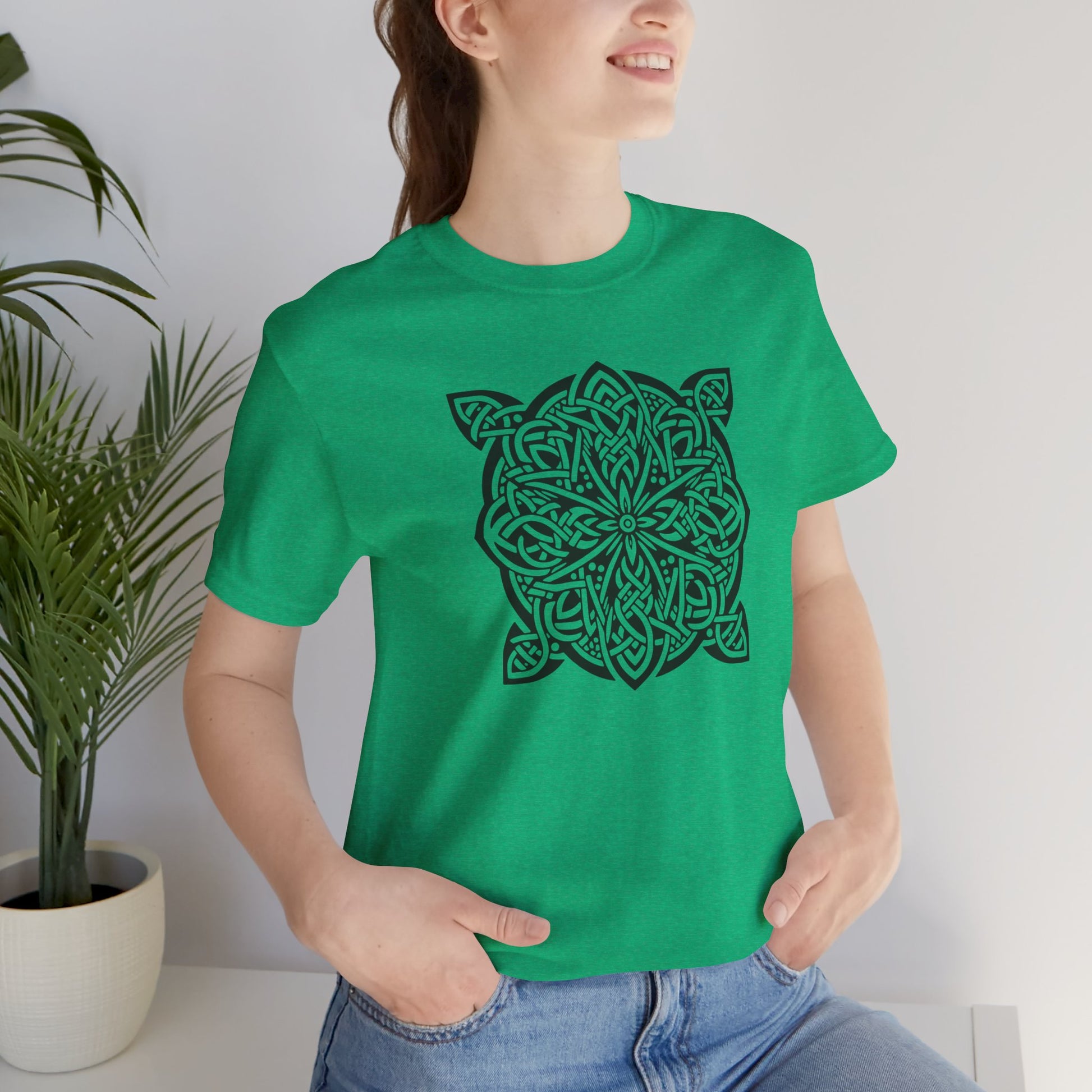 Celtic Flower Unisex T-Shirt - InkLovePrint