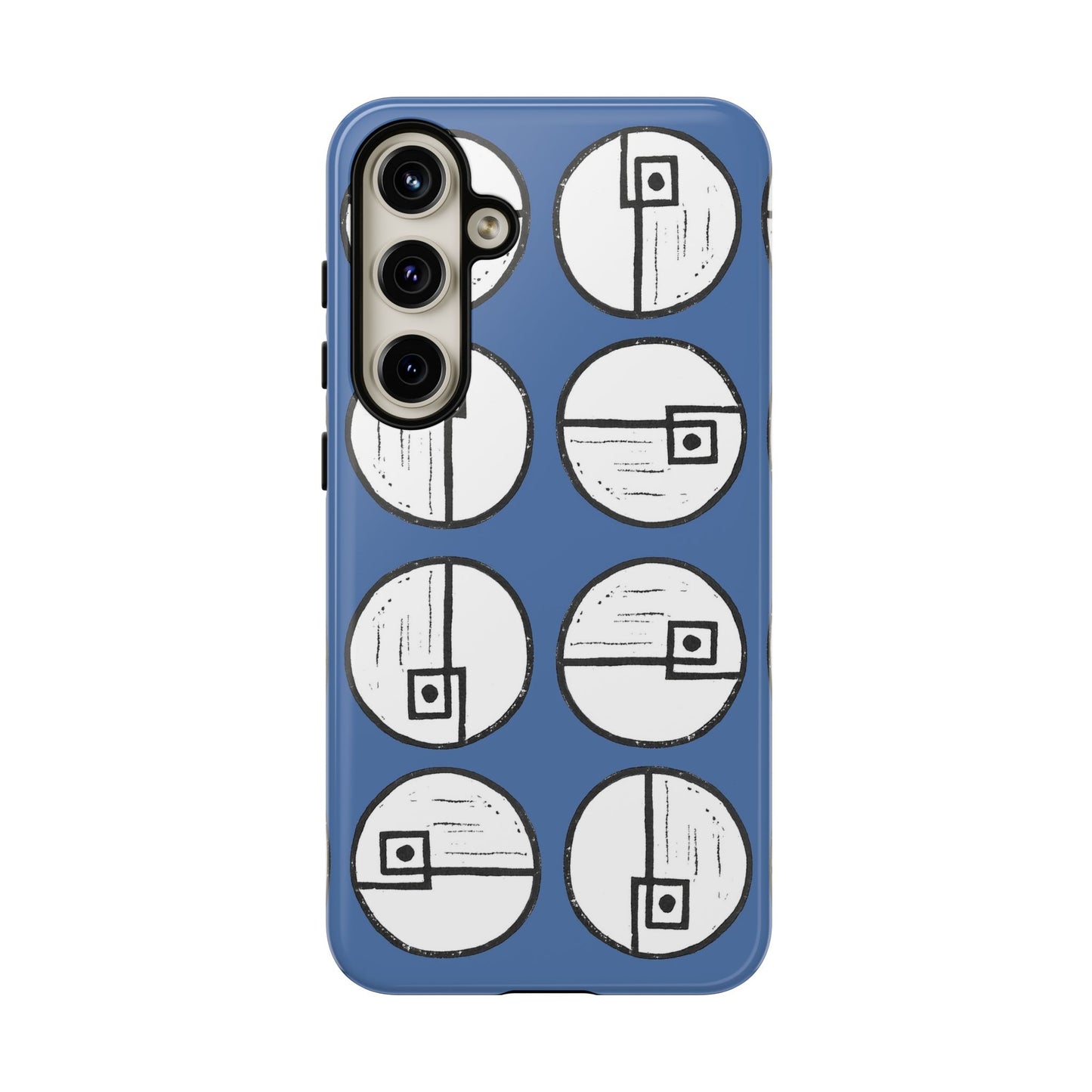Rotating Rectangle Blue Phone case