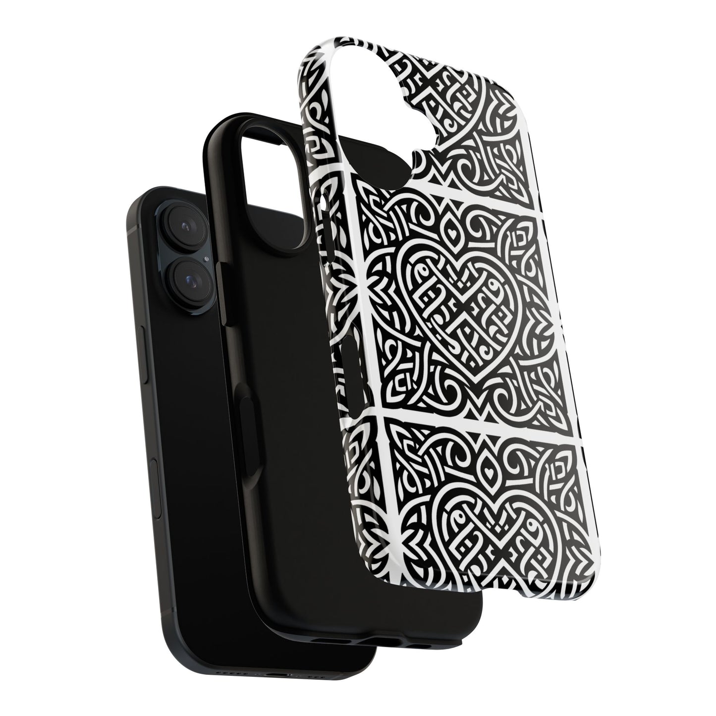 Framed Heart Phone case - InkLovePrint