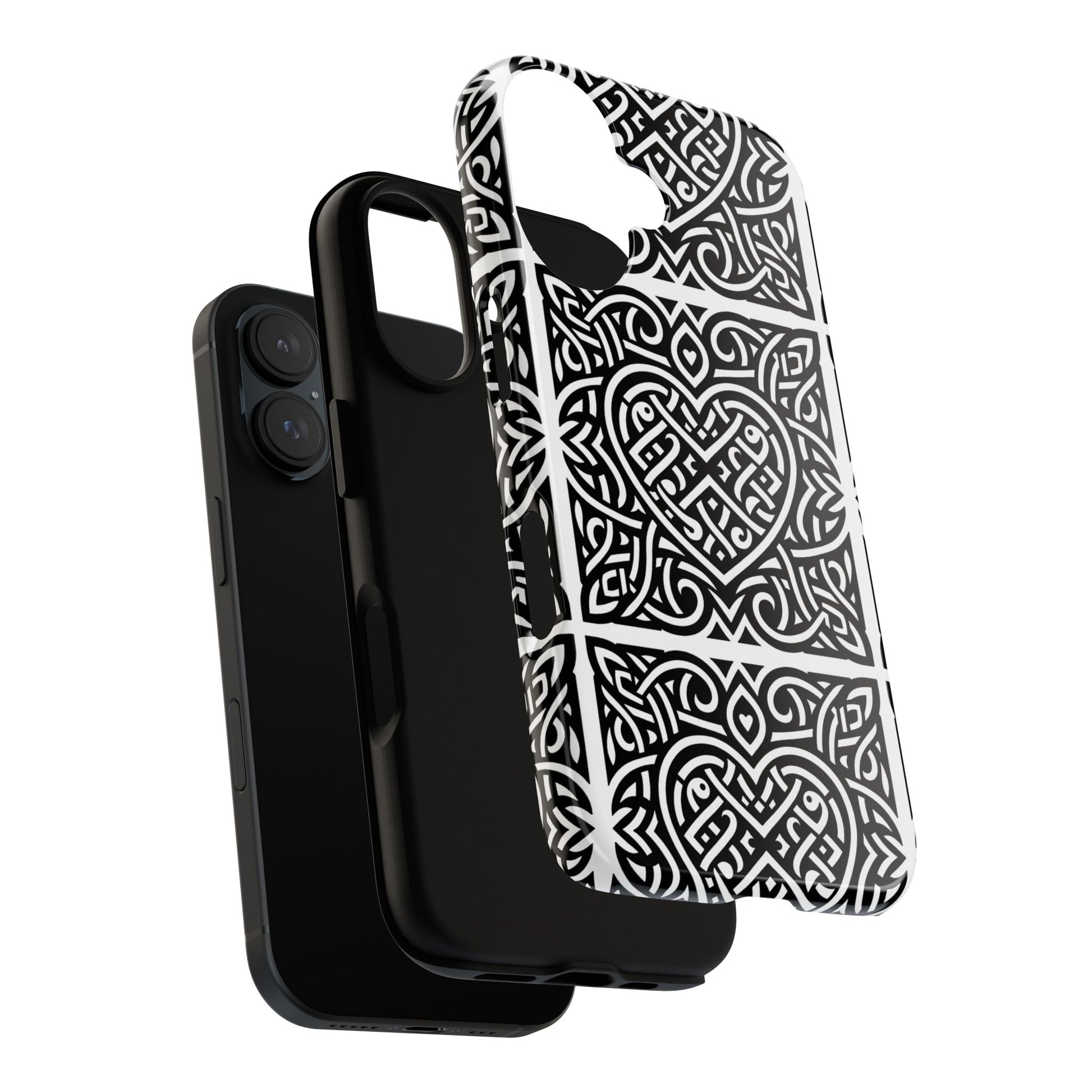 Framed Heart Phone case - InkLovePrint