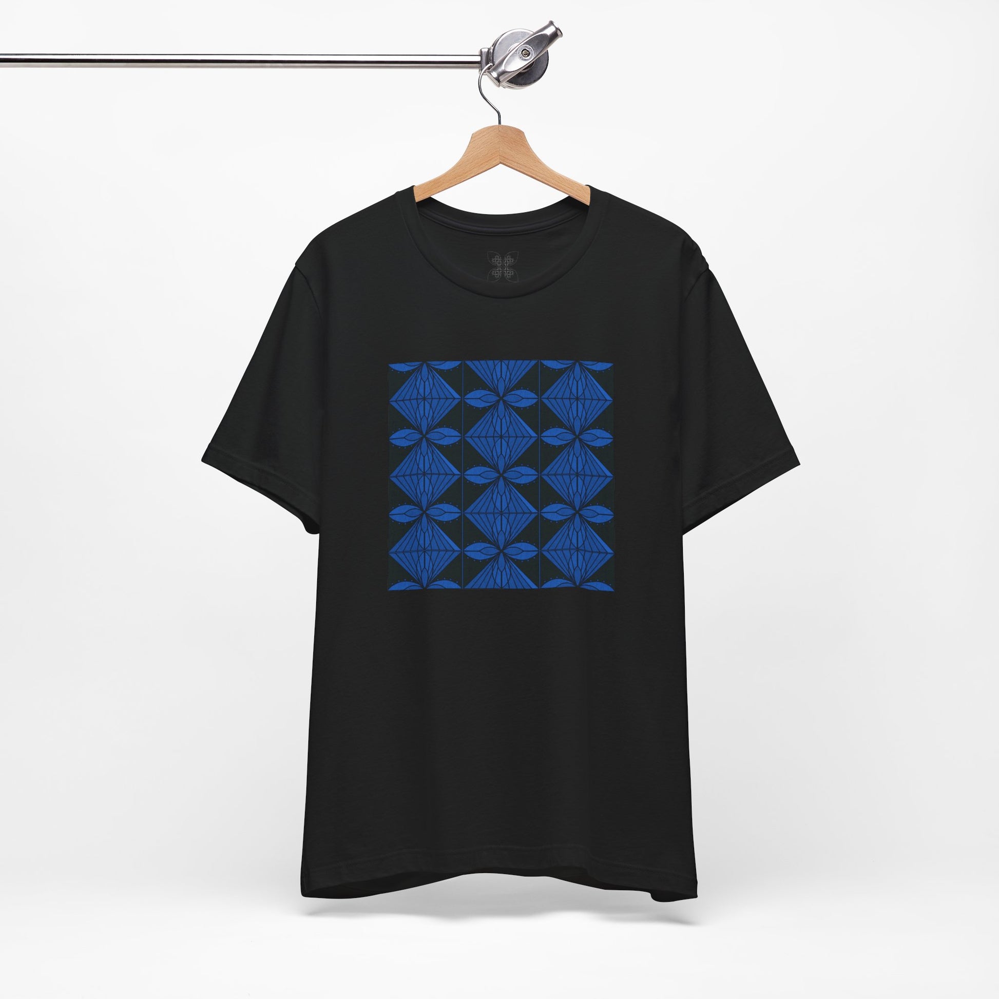 Geometric Blue Unisex T-Shirt - InkLovePrint