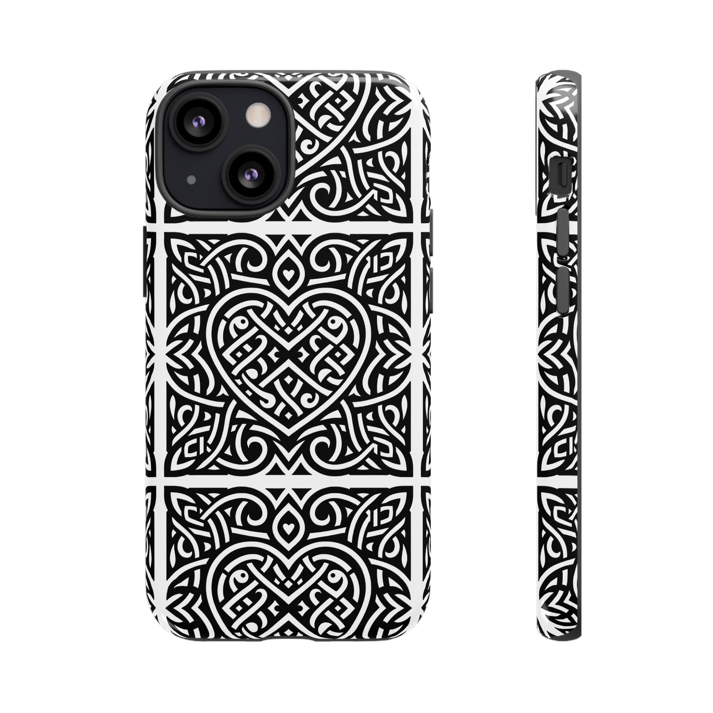 Framed Heart Phone case - InkLovePrint