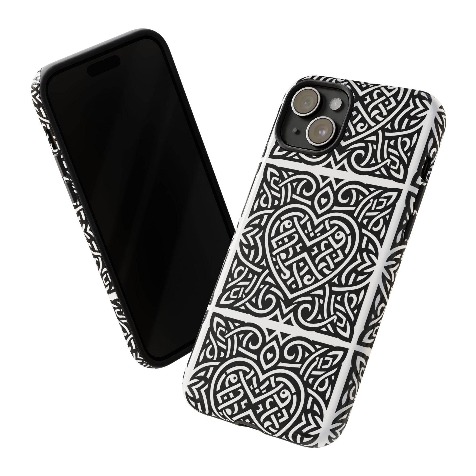 Framed Heart Phone case - InkLovePrint