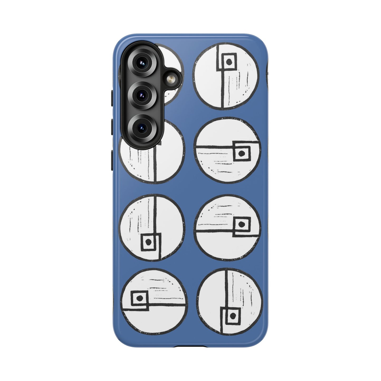 Rotating Rectangle Blue Phone case