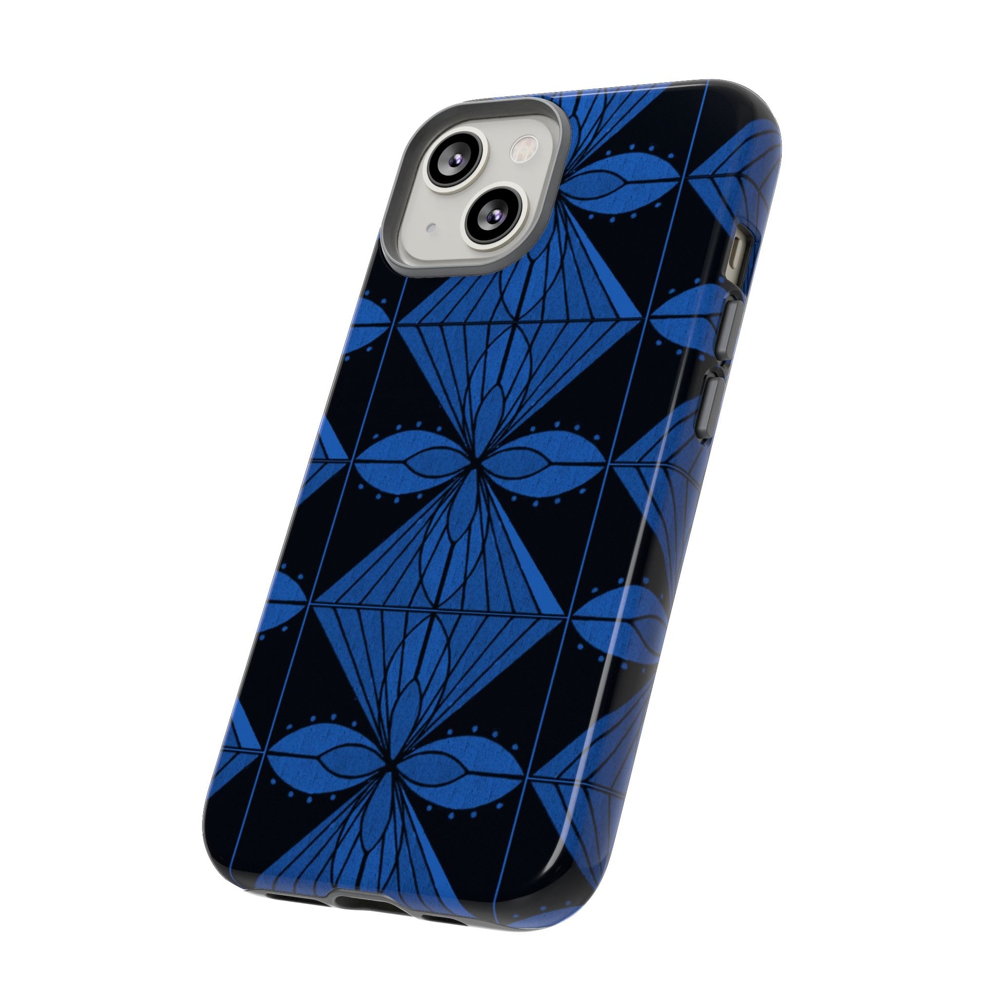 Geometric Blue 1 Phone case - InkLovePrint