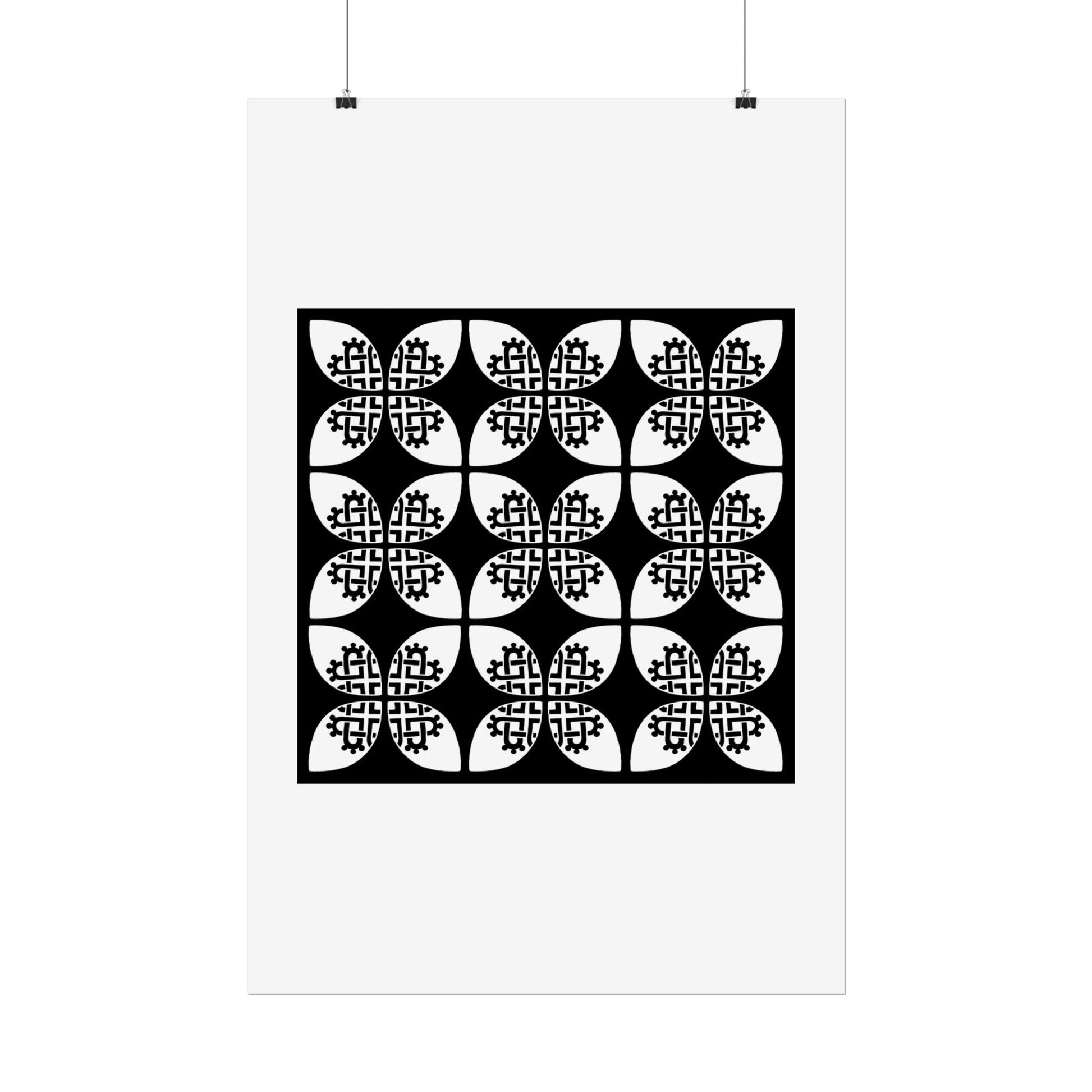 Celtic Heart 9 Tile- Rolled Poster - InkLovePrint