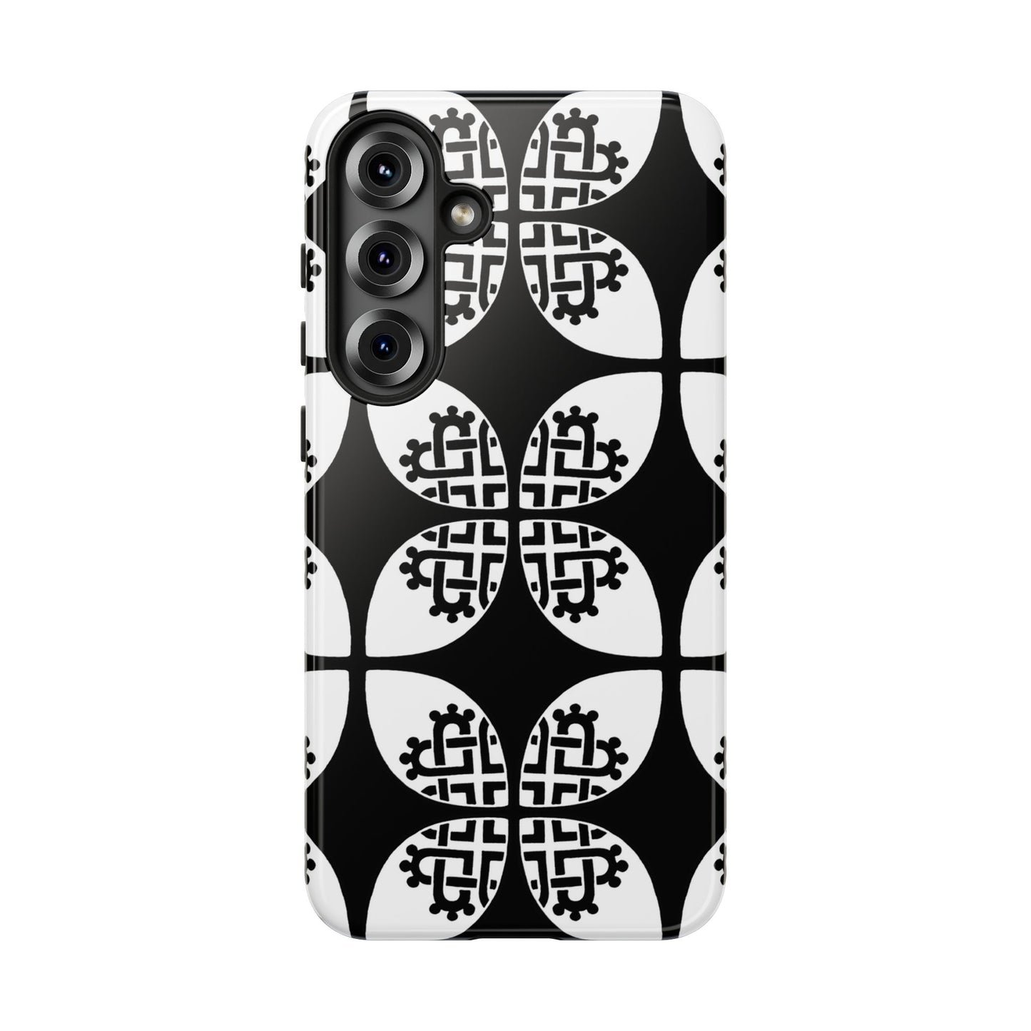 Celtic Heart - Black Phone case