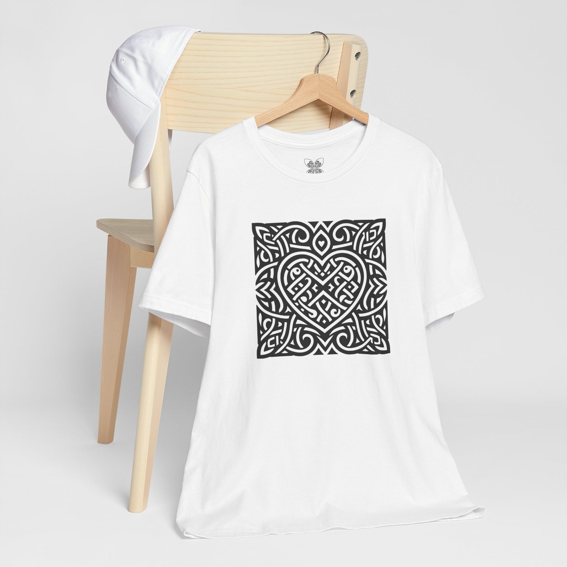 Celtic Heart - Square Unisex T-Shirt - InkLovePrint