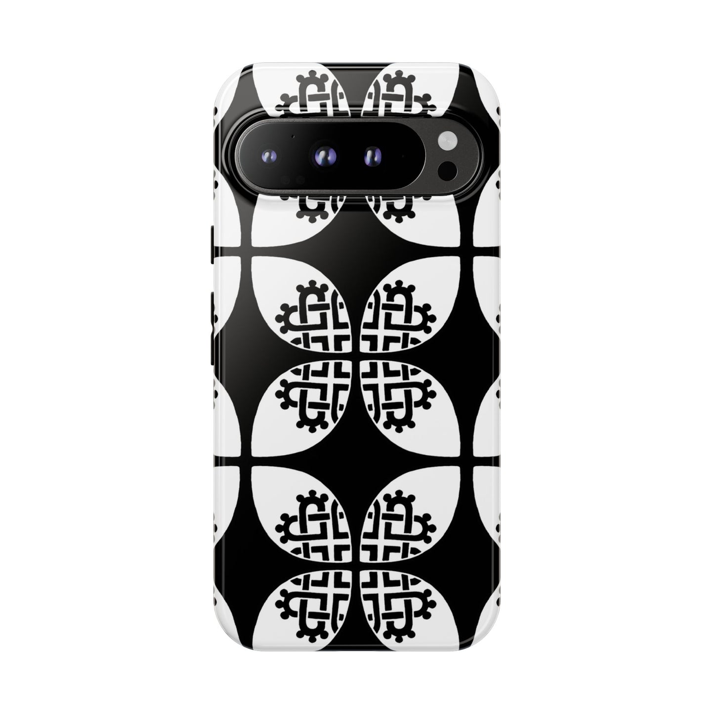 Celtic Heart - Black Phone case