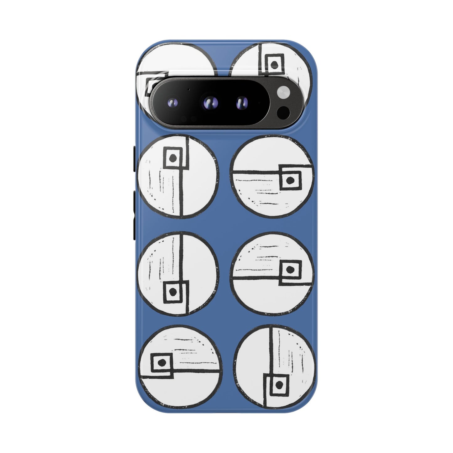 Rotating Rectangle Blue Phone case