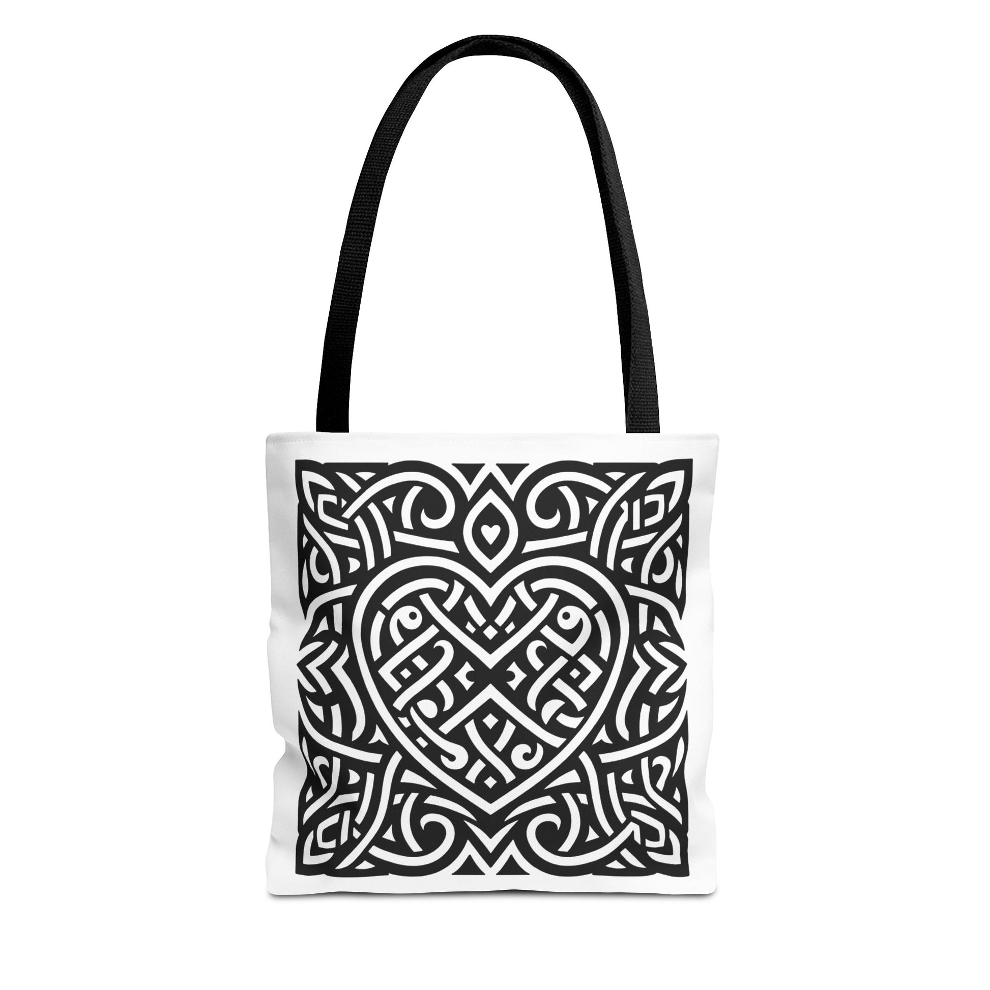 Framed Celtic Heart Tote Bag - InkLovePrint