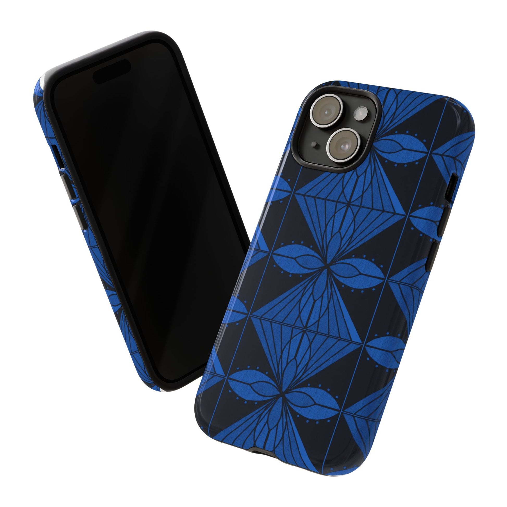 Geometric Blue 1 Phone case - InkLovePrint
