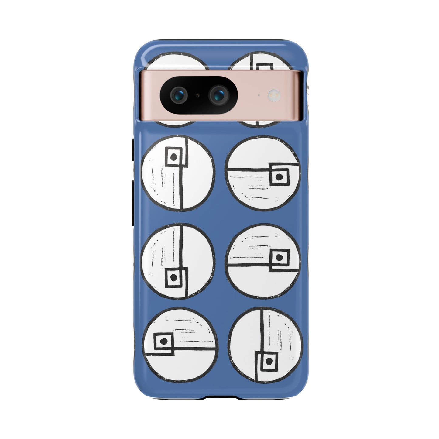 Rotating Rectangle Blue Phone case