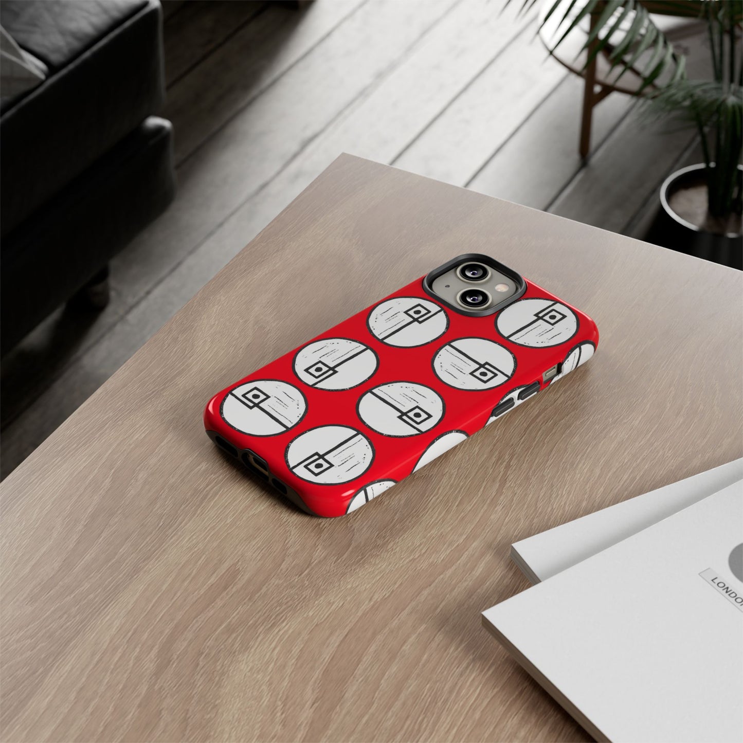Rotating Rectangle Red - Phone case - InkLovePrint