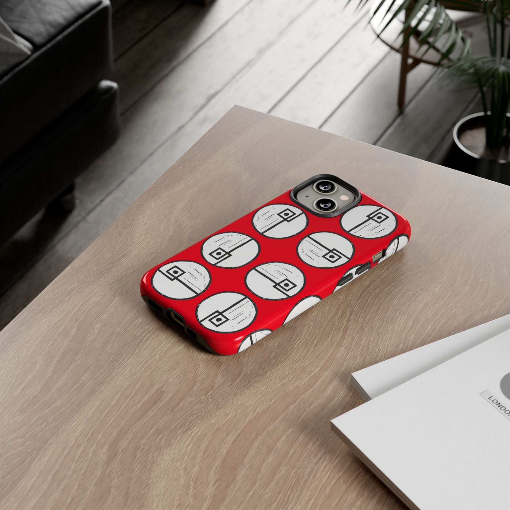 Rotating Rectangle Red - Phone case - InkLovePrint