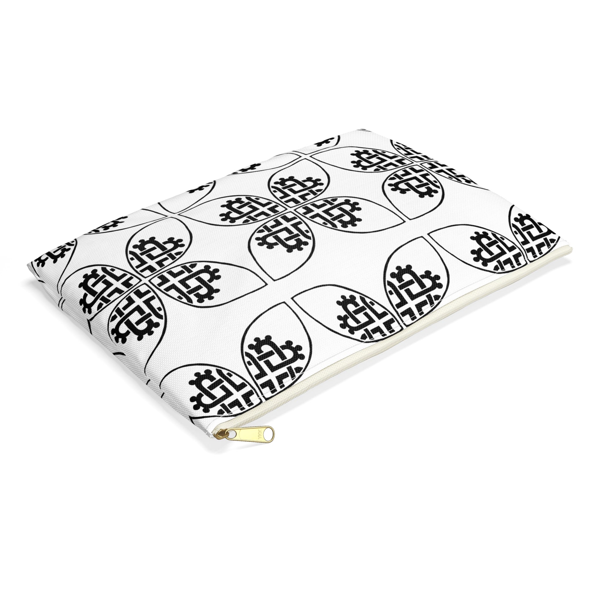Celtic Heart Accessory Bag White - InkLovePrint